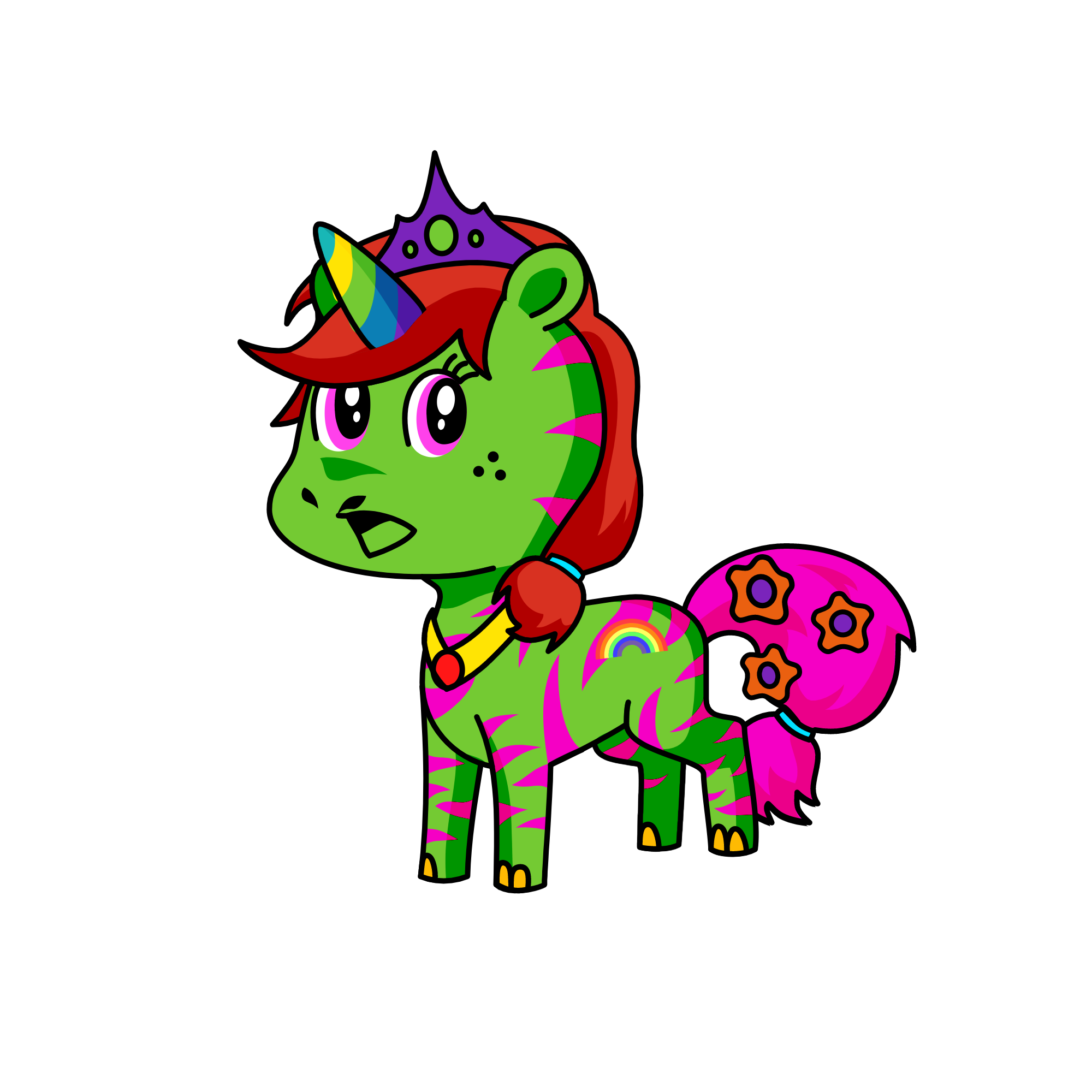RAINBOW, the unicorn