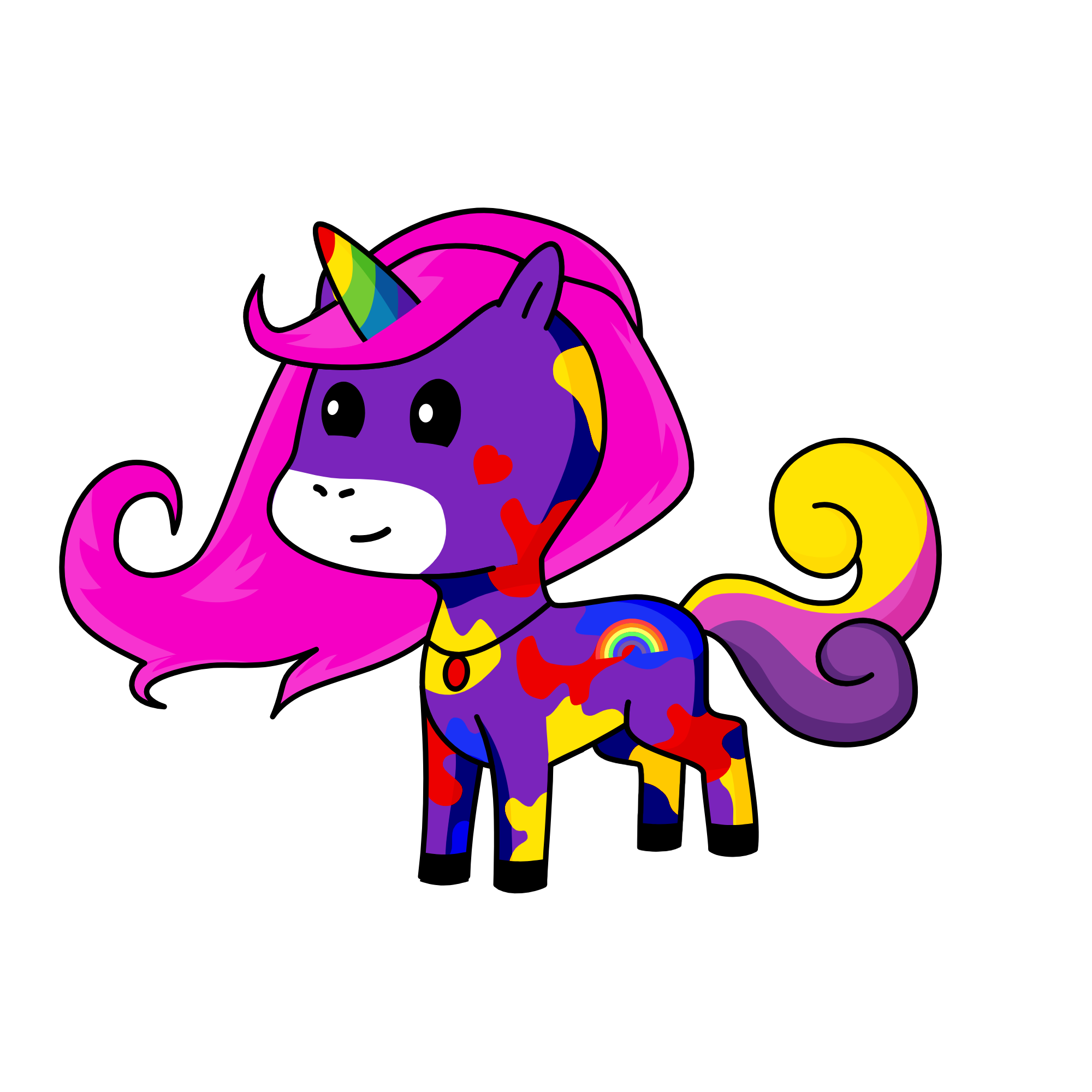 rainbow, the unicorn