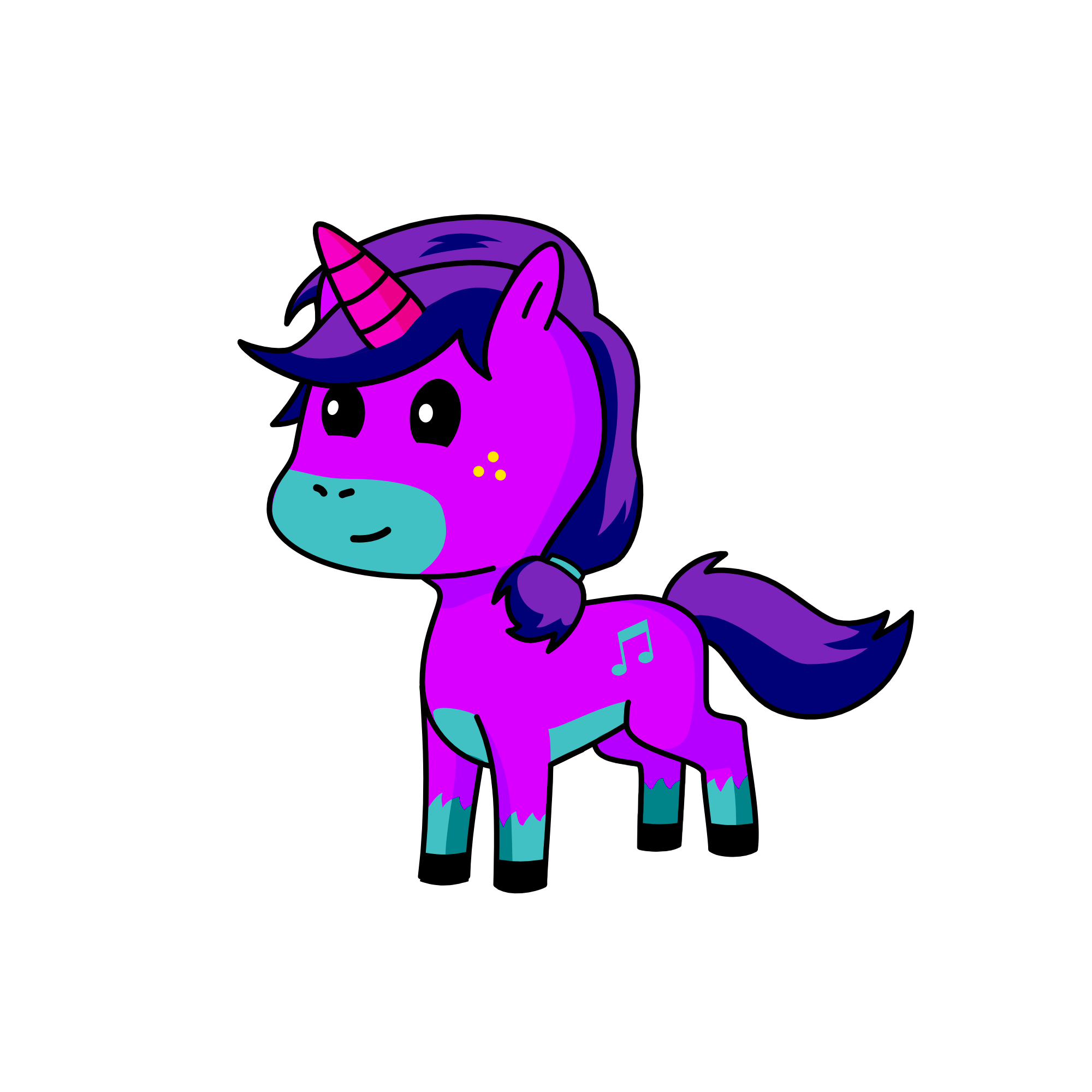 MUSIC, the unicorn