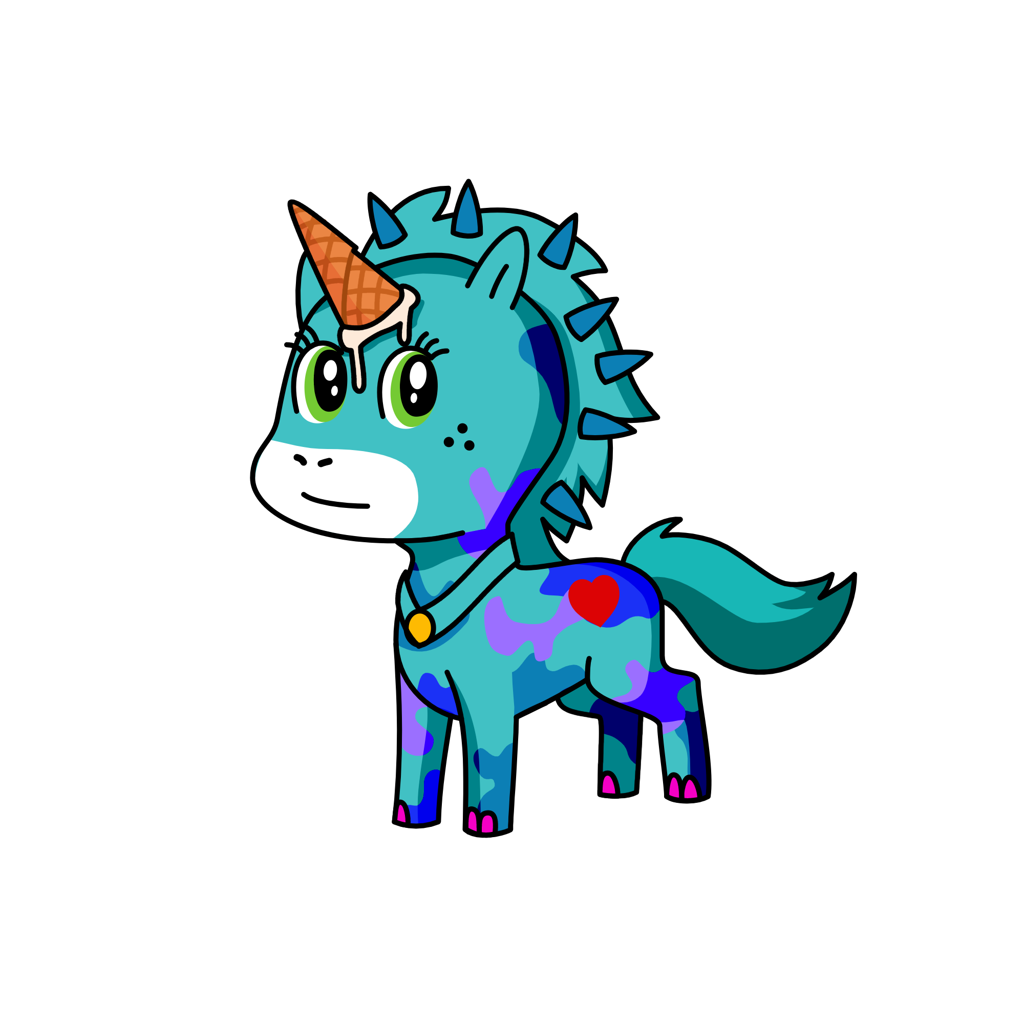 aqua, the unicorn