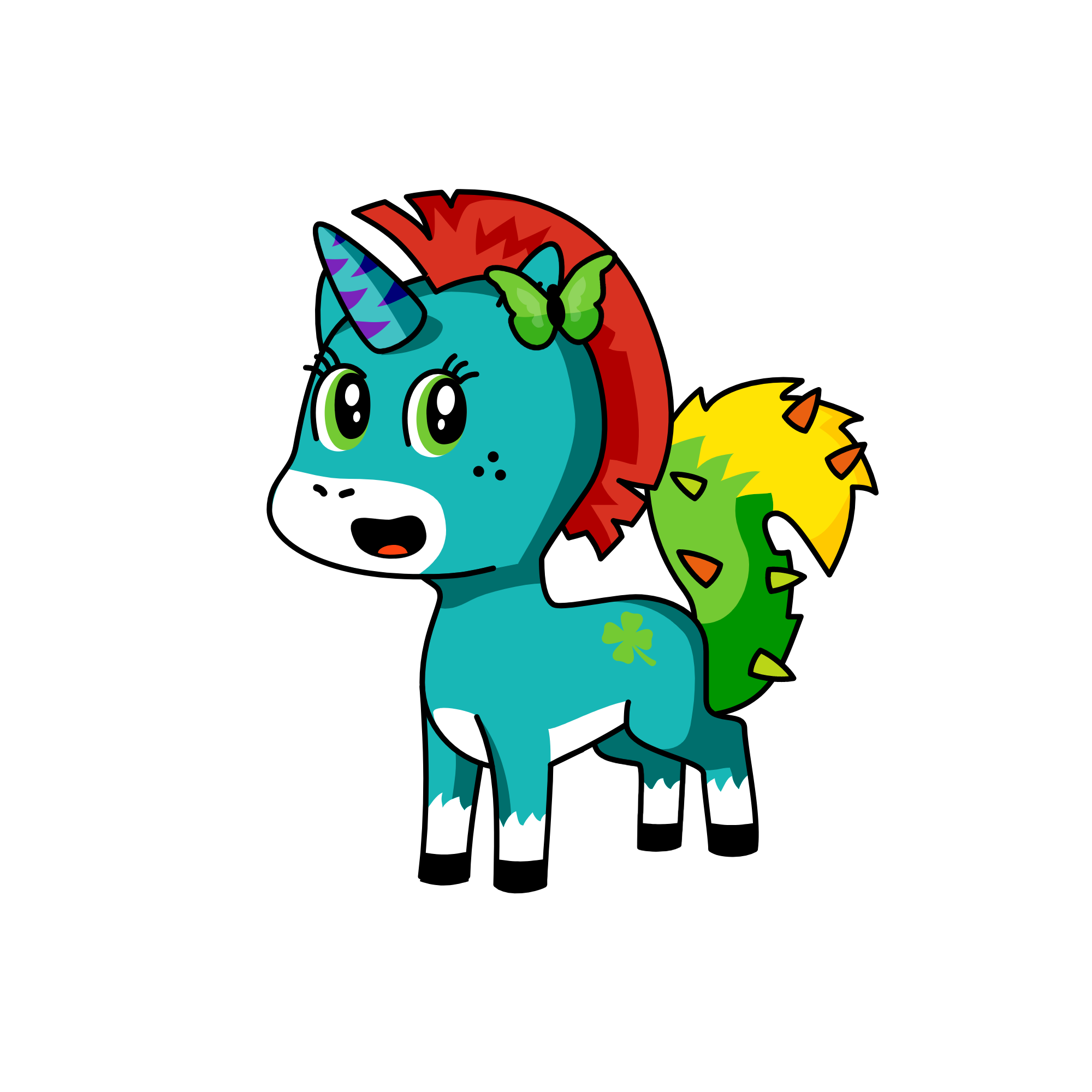 clover, the unicorn