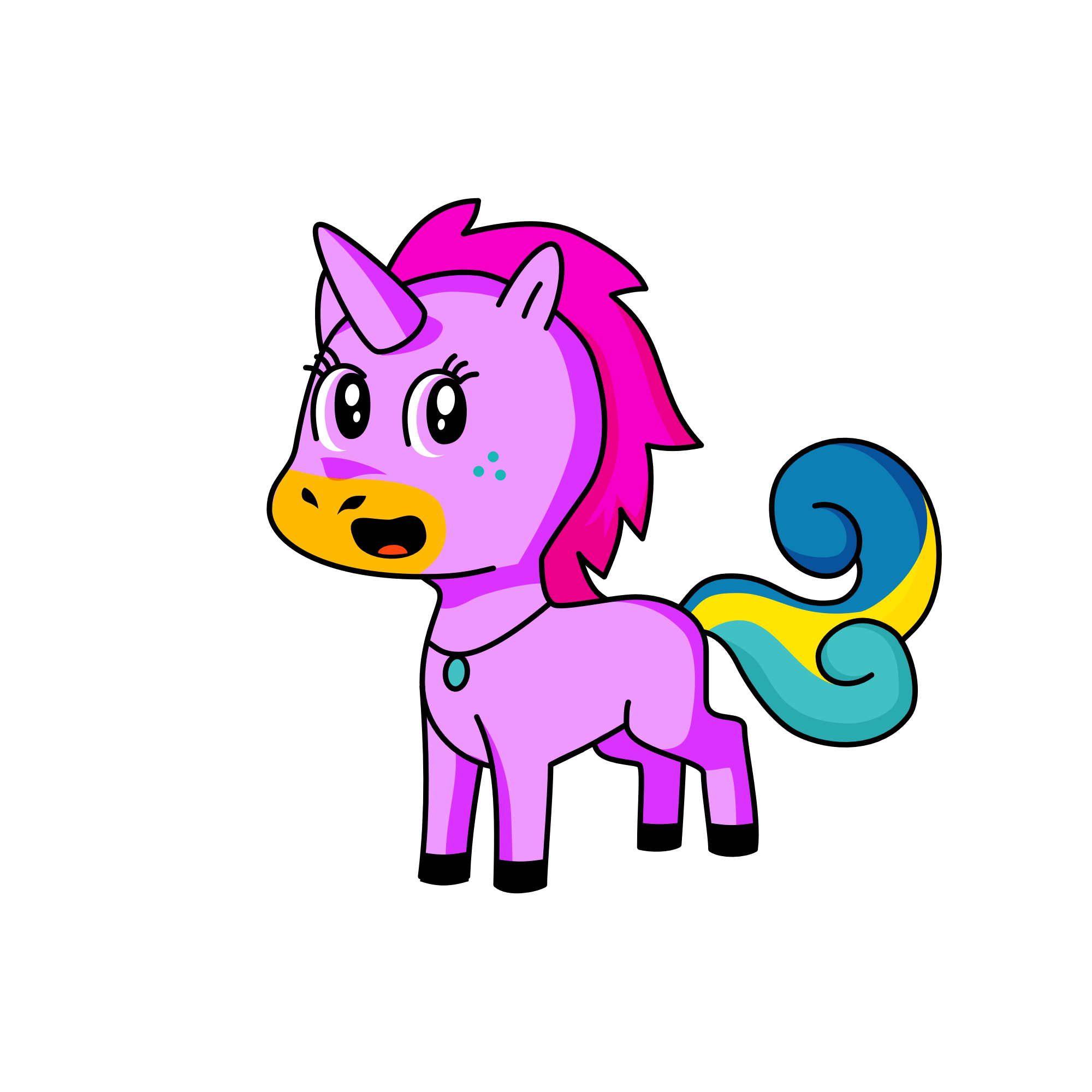 hi, the unicorn