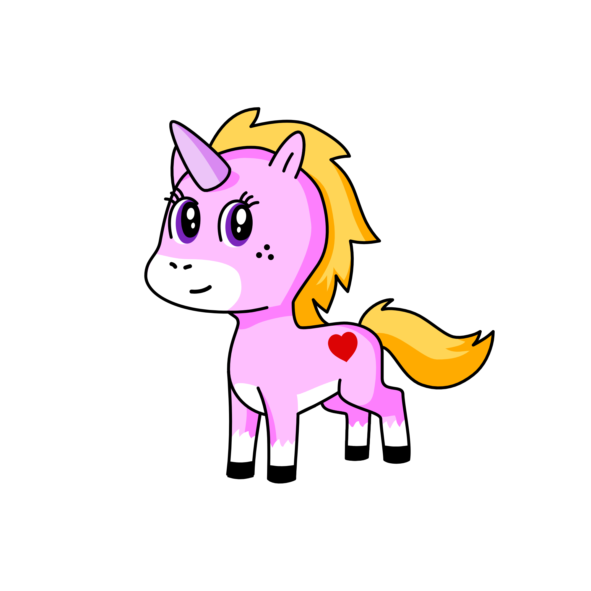 pastel, the unicorn