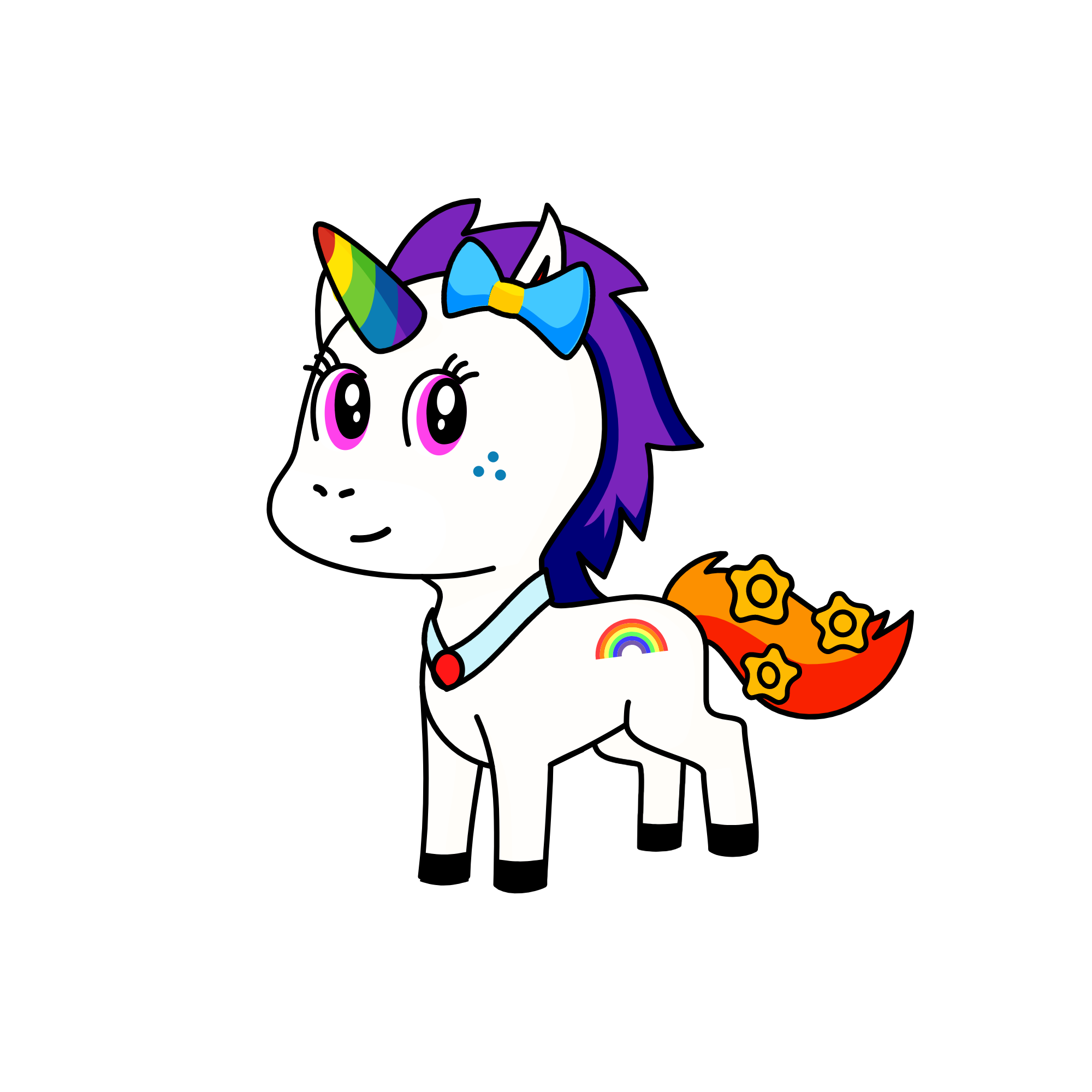 Pretty Emerald Star, the unicorn