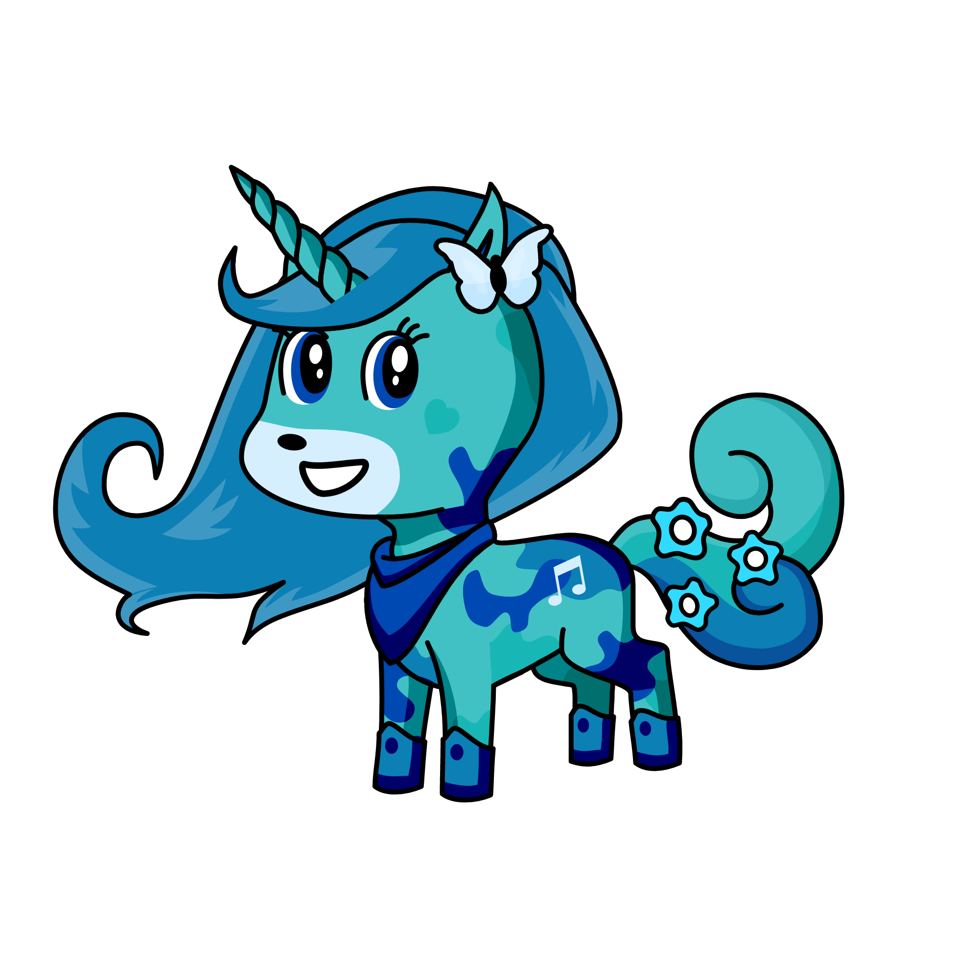 Aquacorn, the unicorn