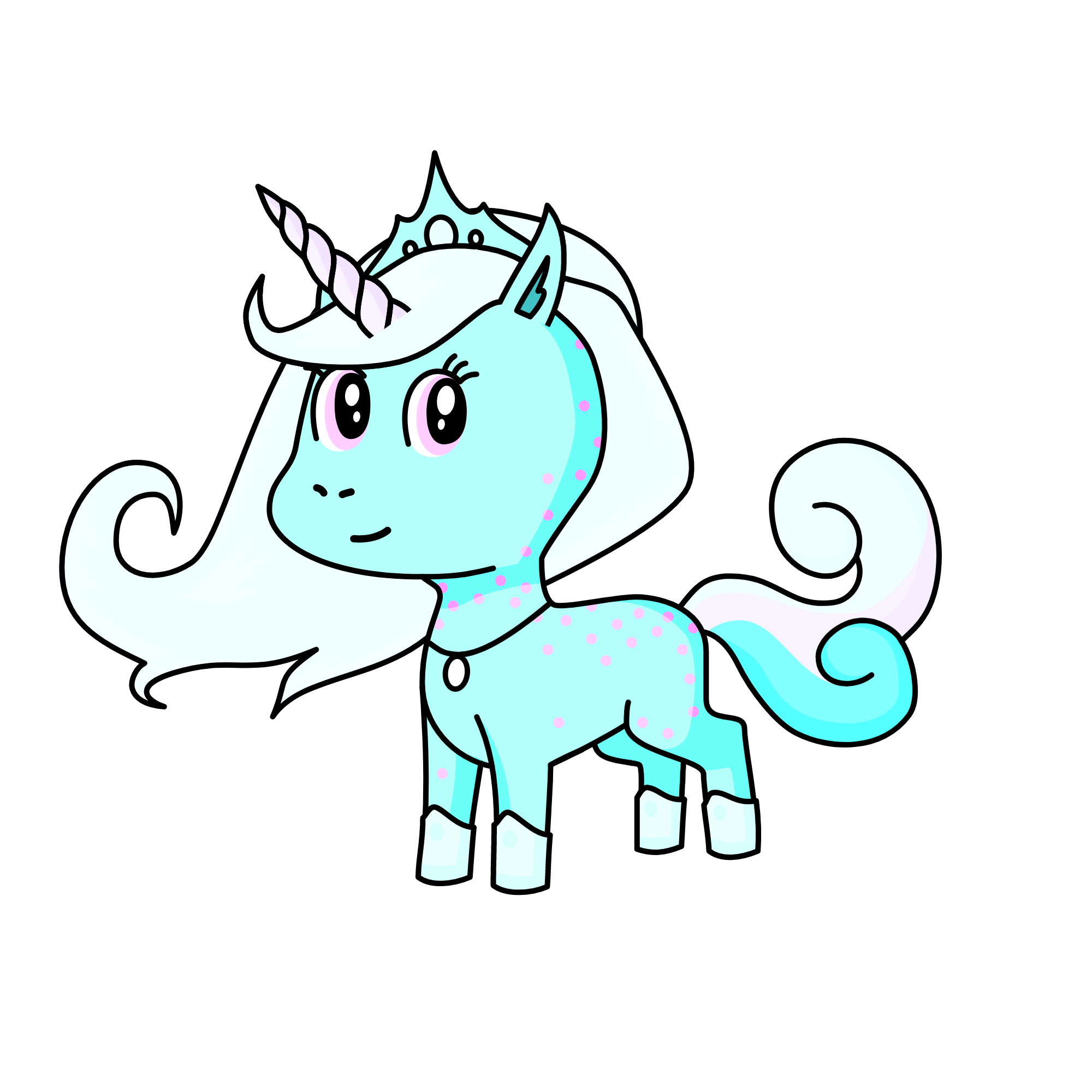 Queen Frostniss, the unicorn