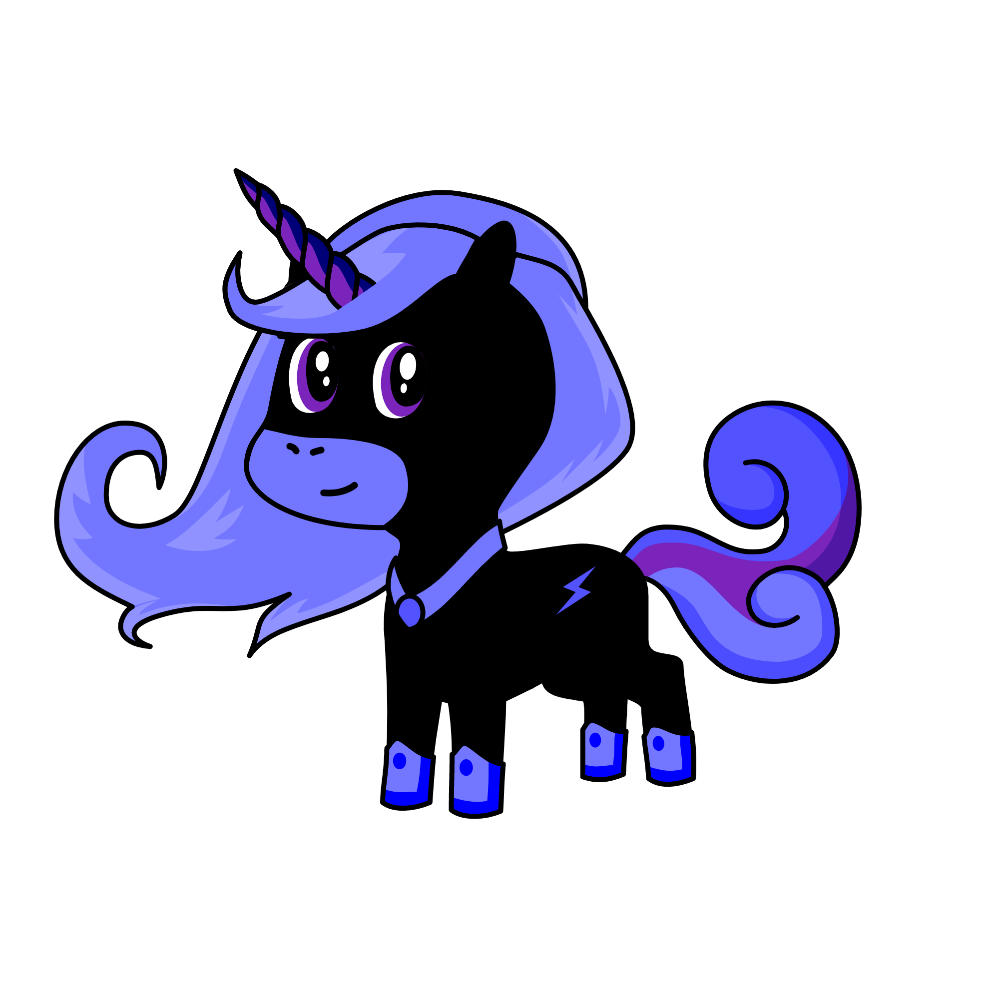 nightmare moon, the unicorn
