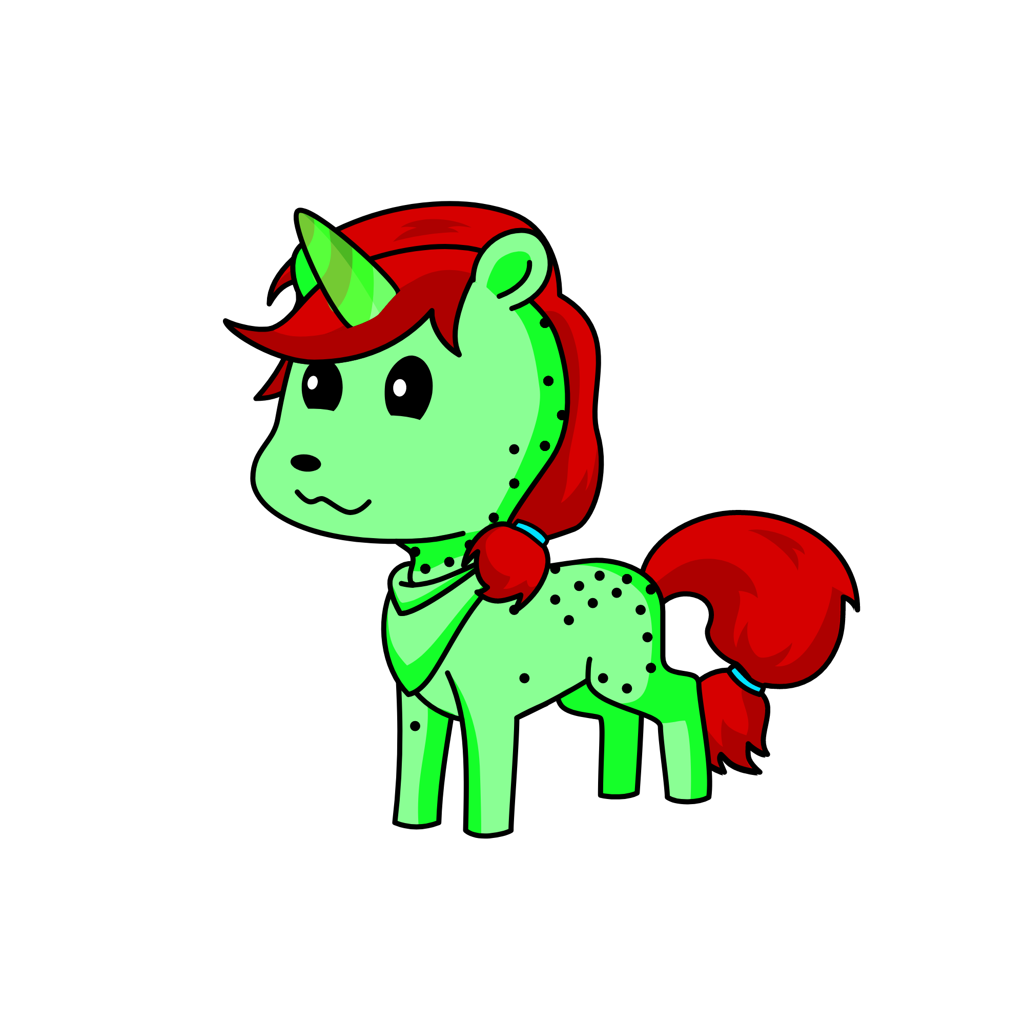 sandy, the unicorn