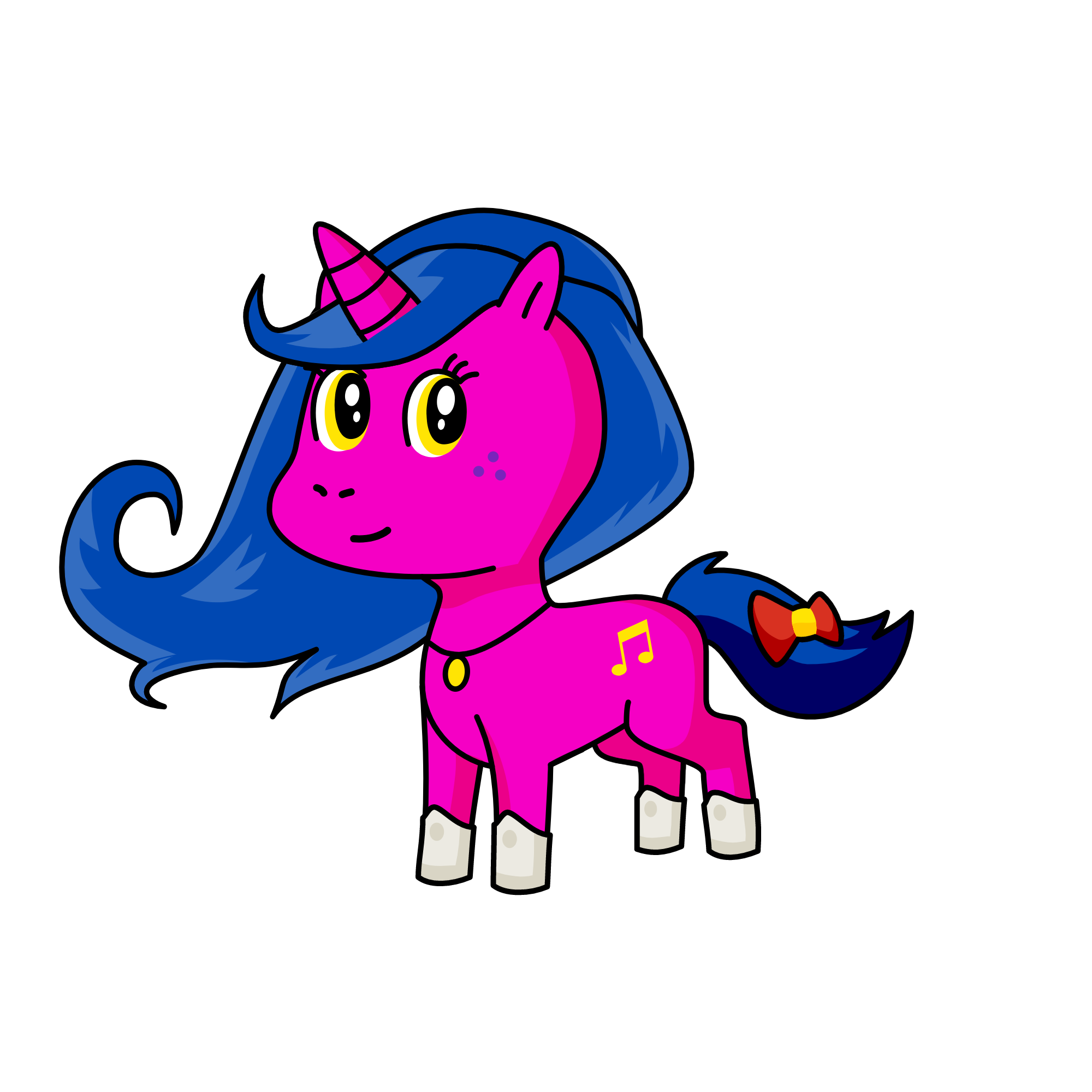 Rainbow , the unicorn