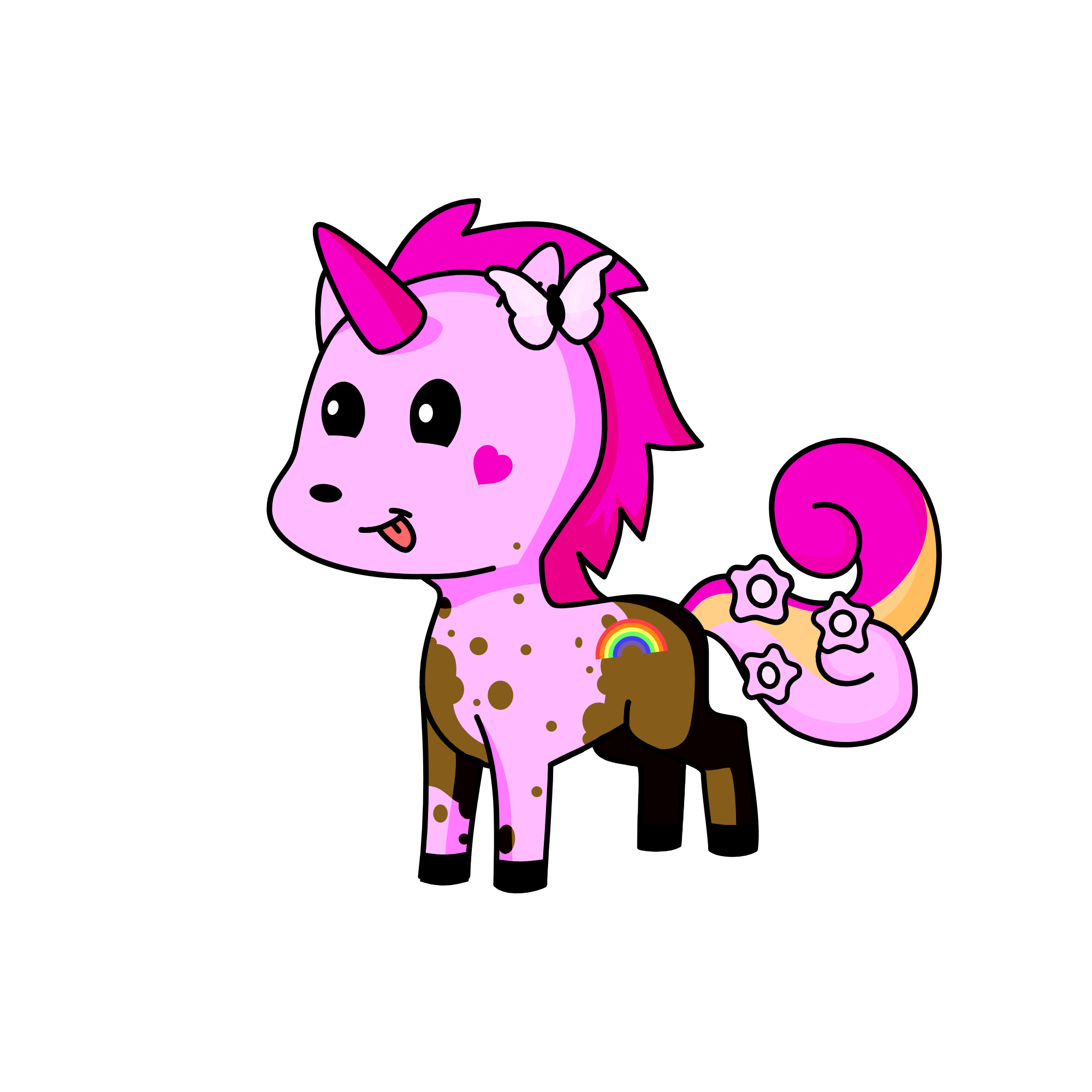 Pinkie pie, the unicorn