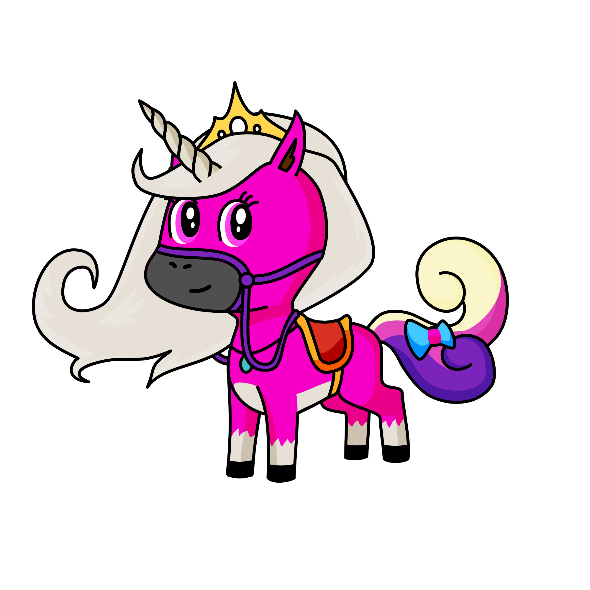 Oshina, the unicorn
