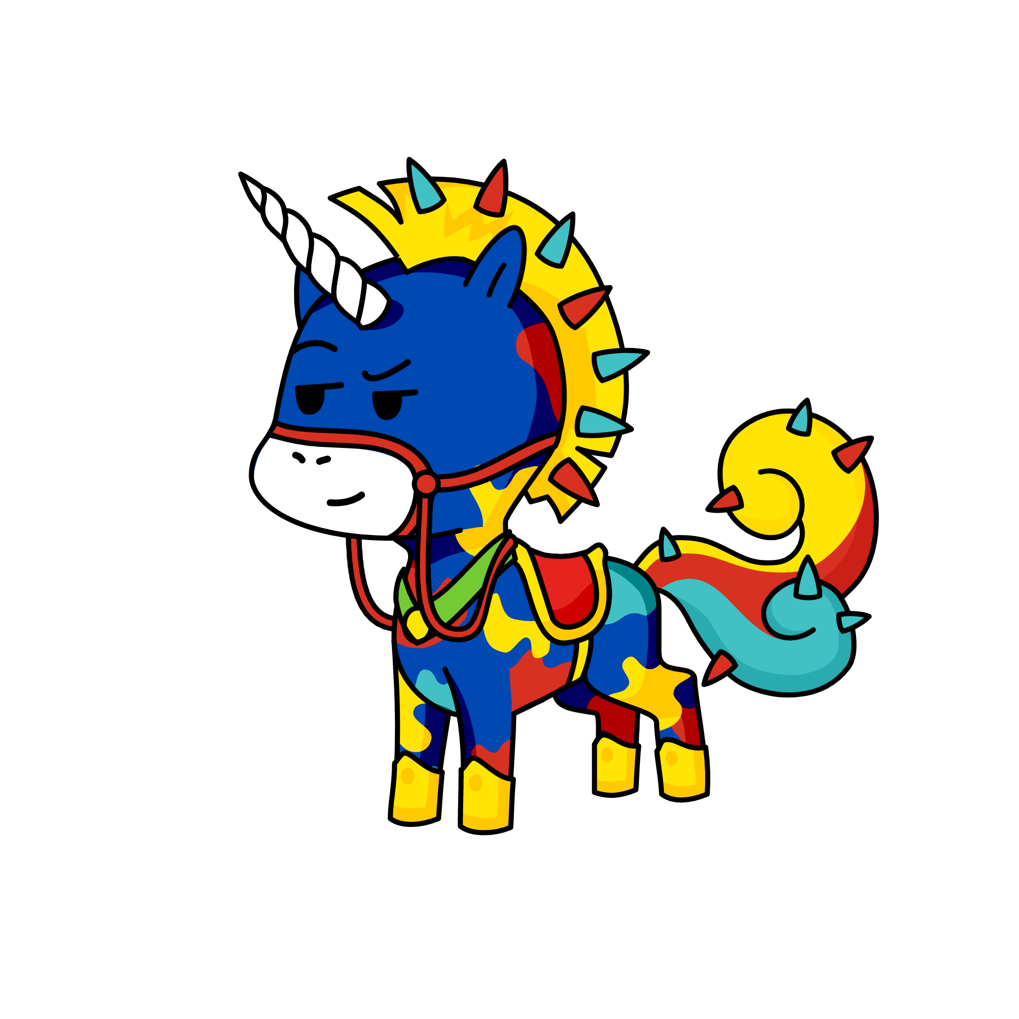 mr man, the unicorn