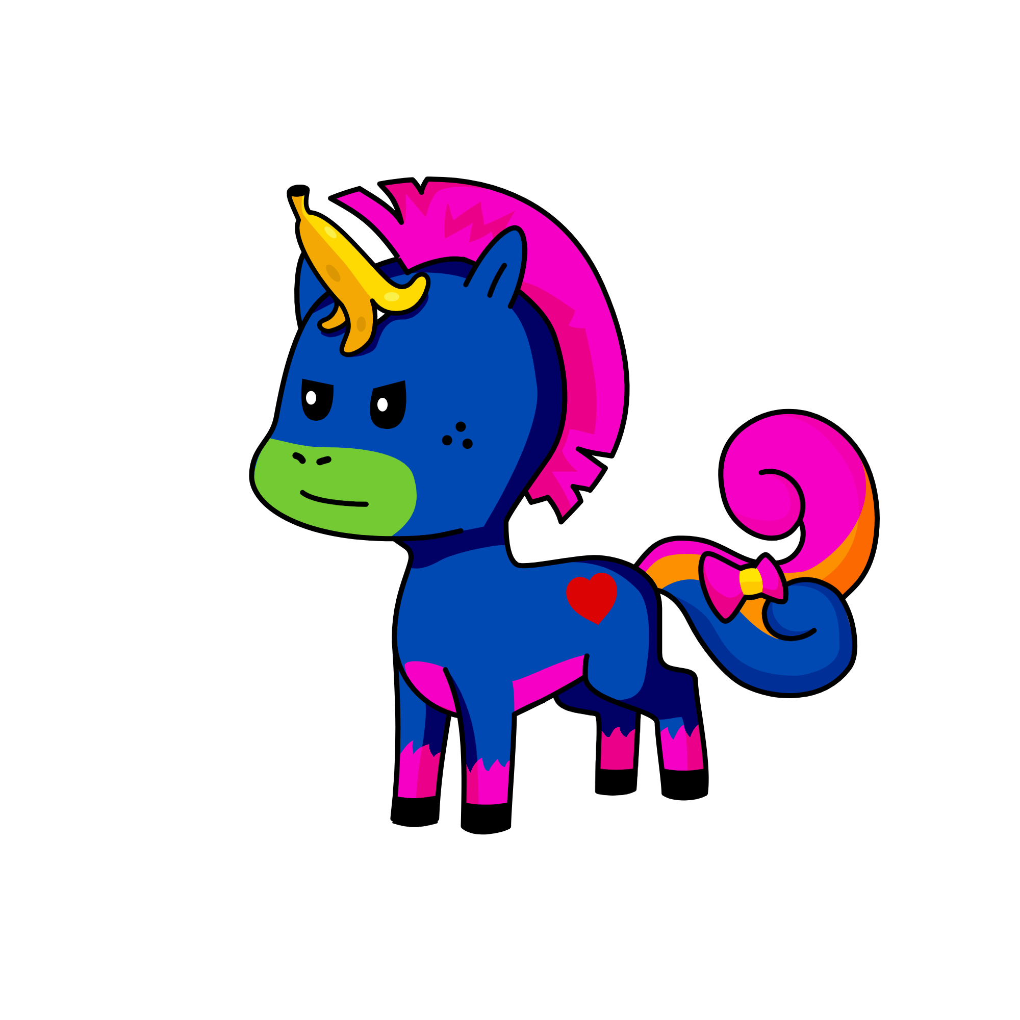 Marinette, the unicorn