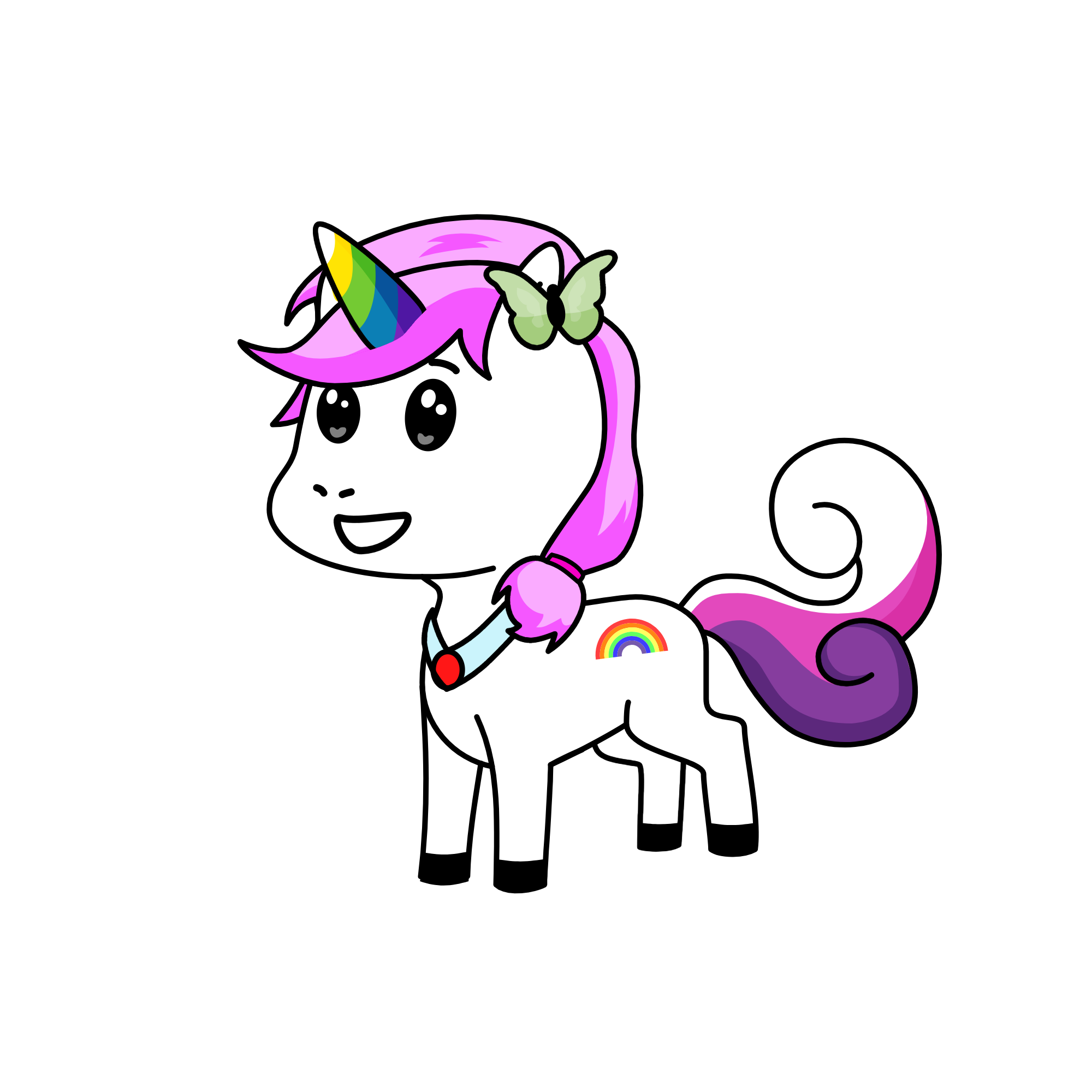Rosy, the unicorn