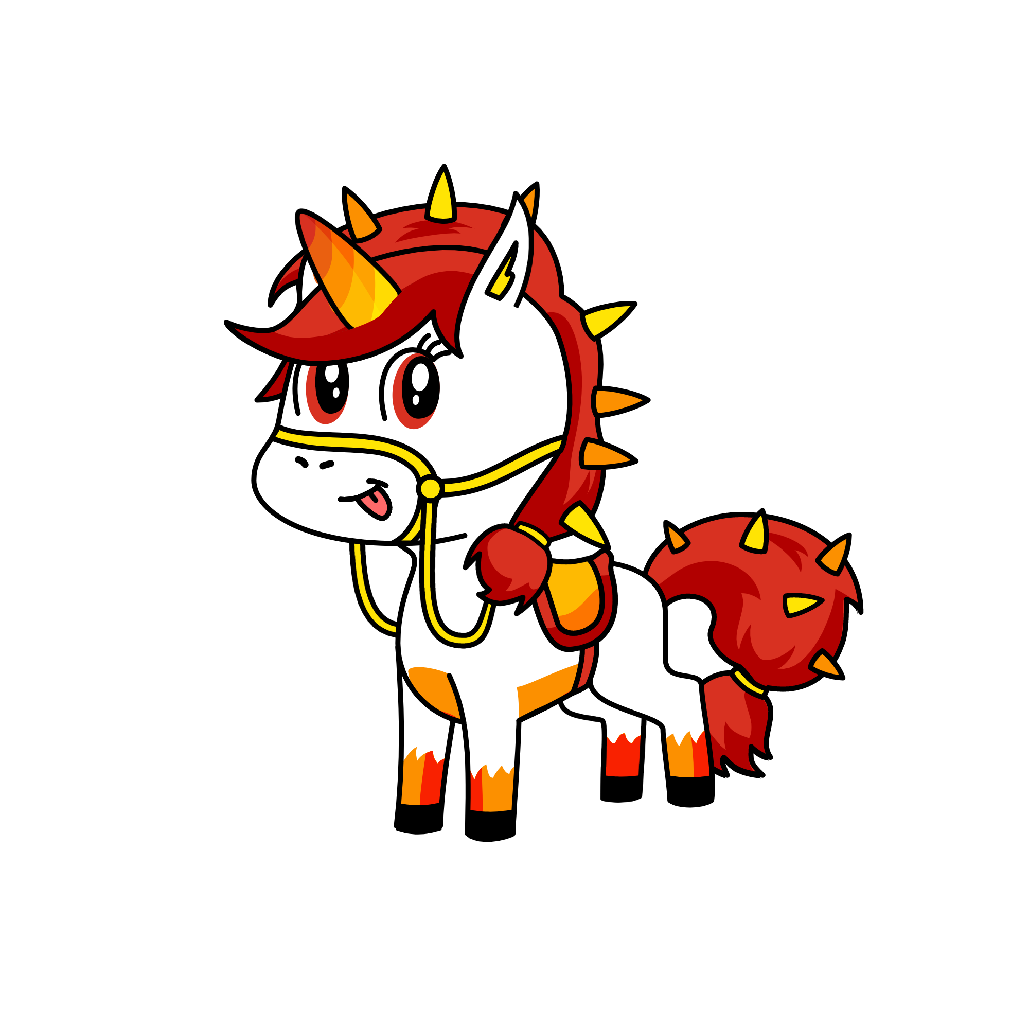 Unicórnio de fogo, the unicorn