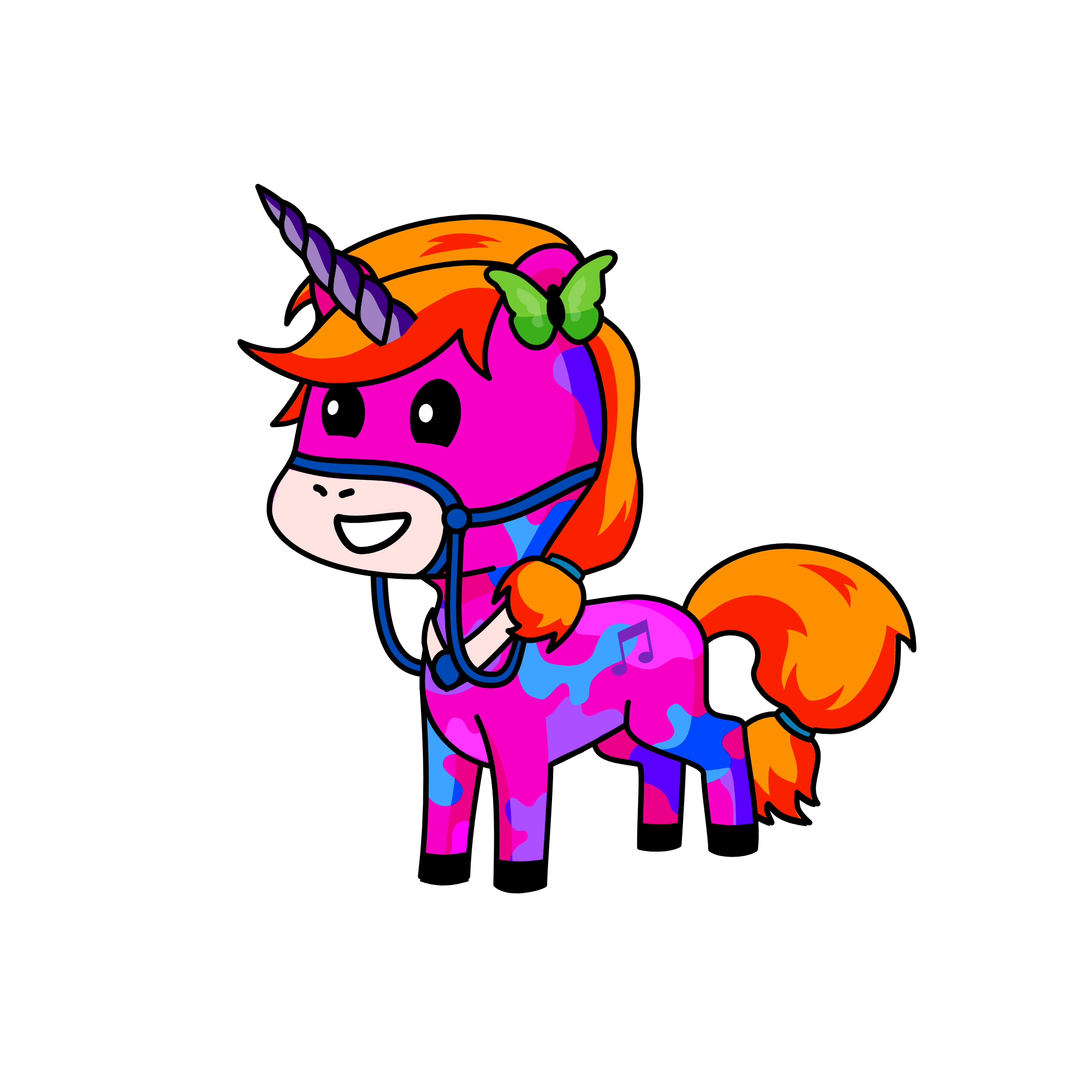 Starry, the unicorn
