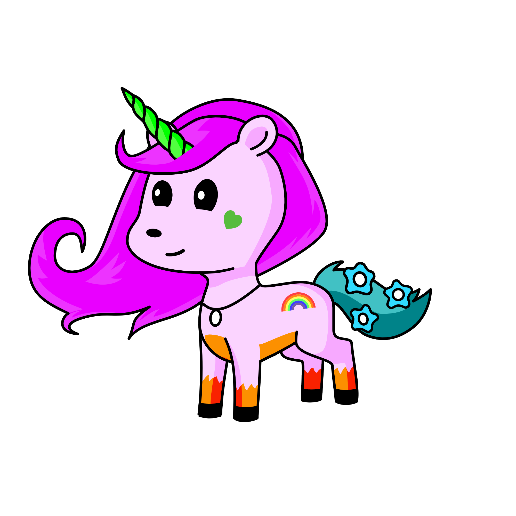 Lizzy, the unicorn