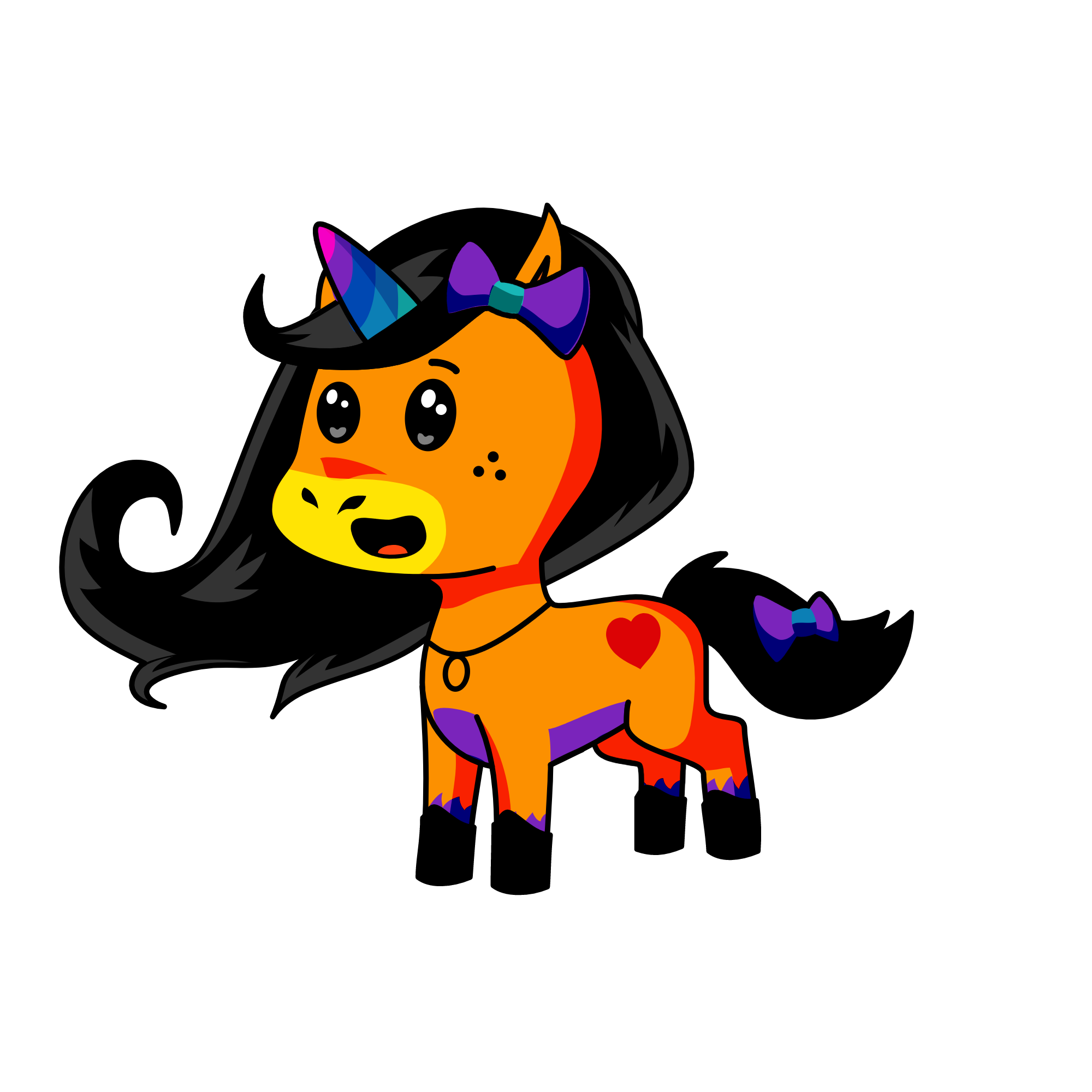 Astra naughty, the unicorn