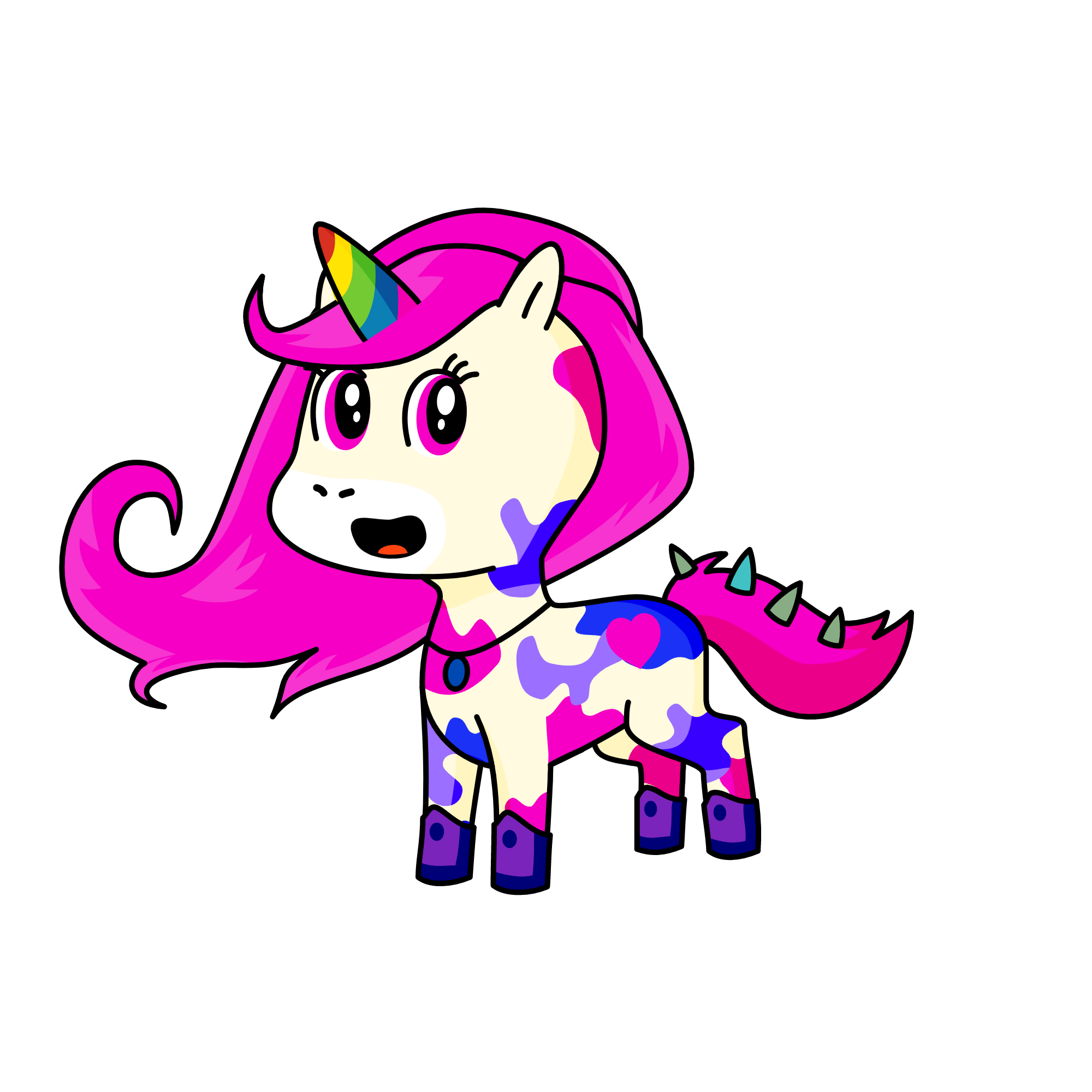 Cutie Uni, the unicorn