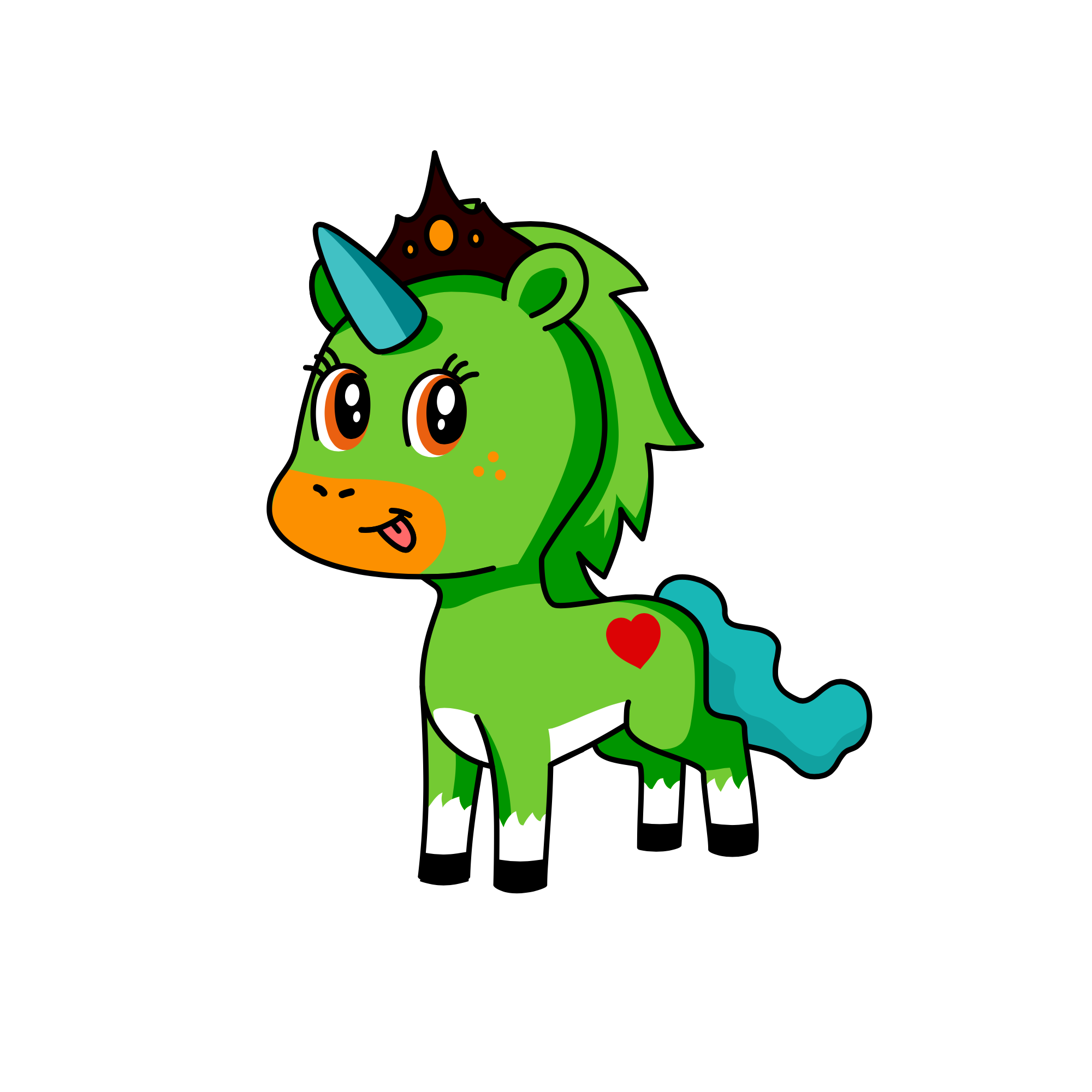 Ambercorn, the unicorn