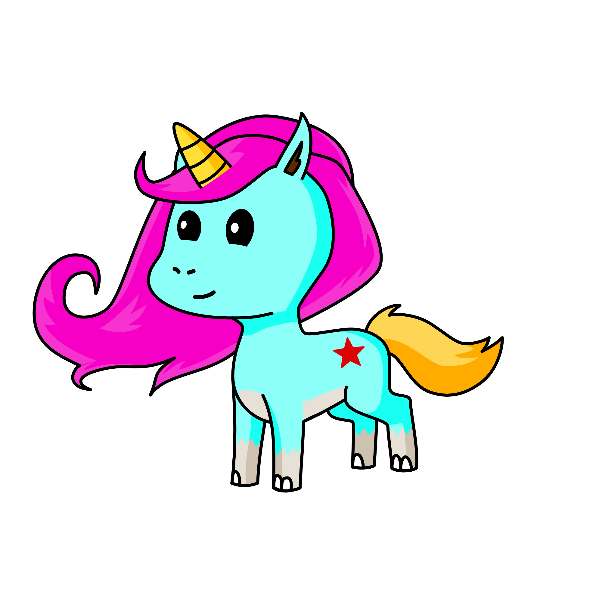 brilha, the unicorn