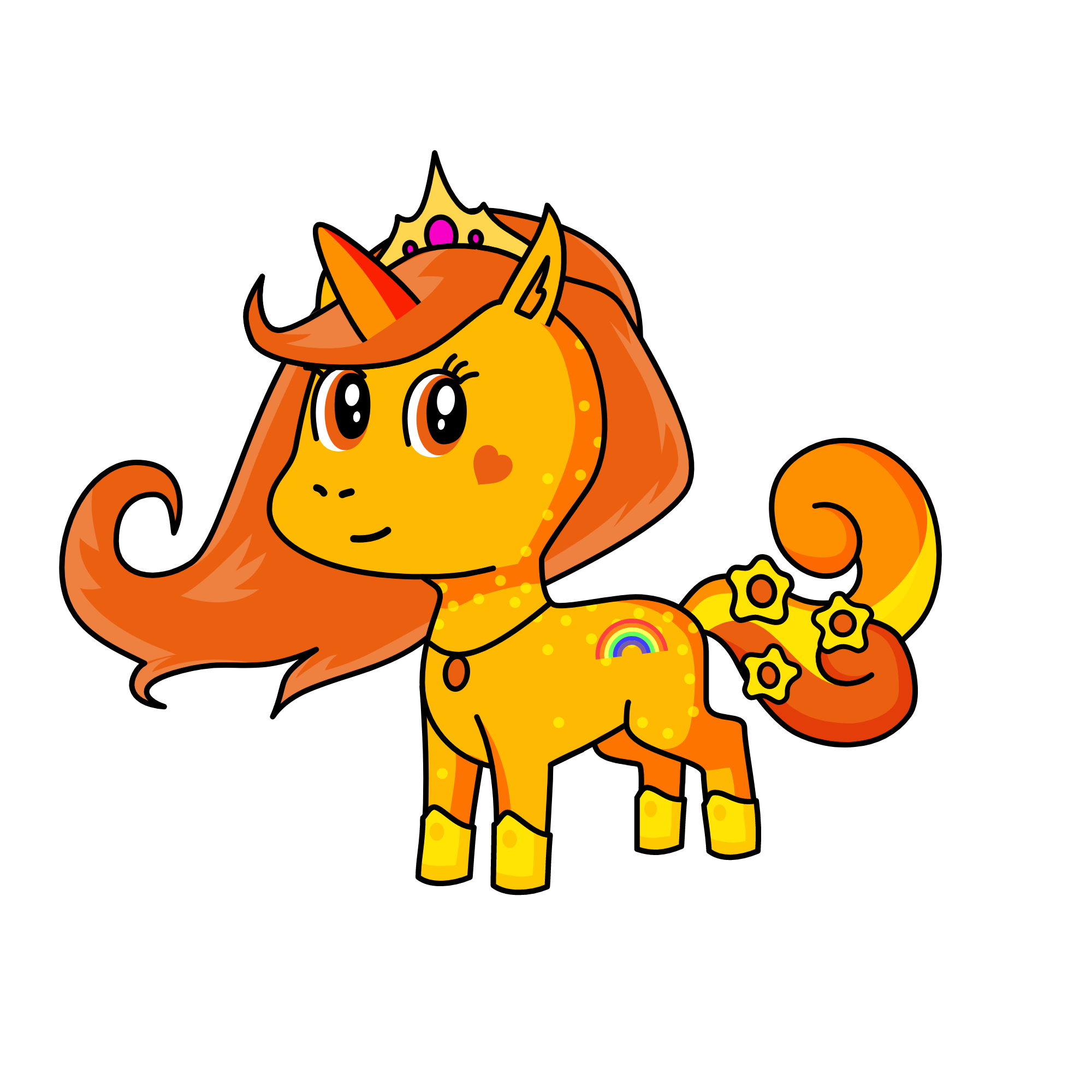 Fire Areenia , the unicorn
