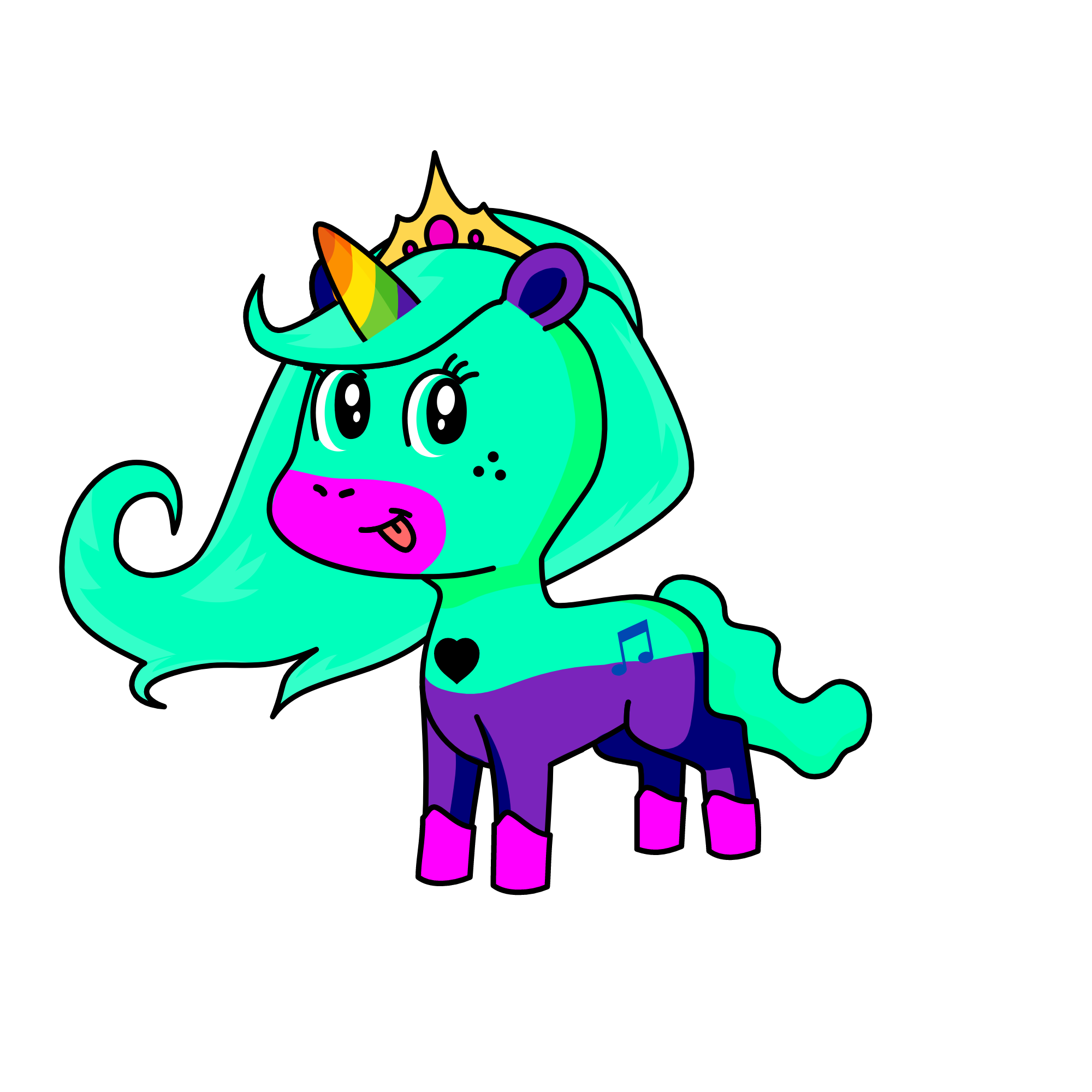 funtime foxy, the unicorn