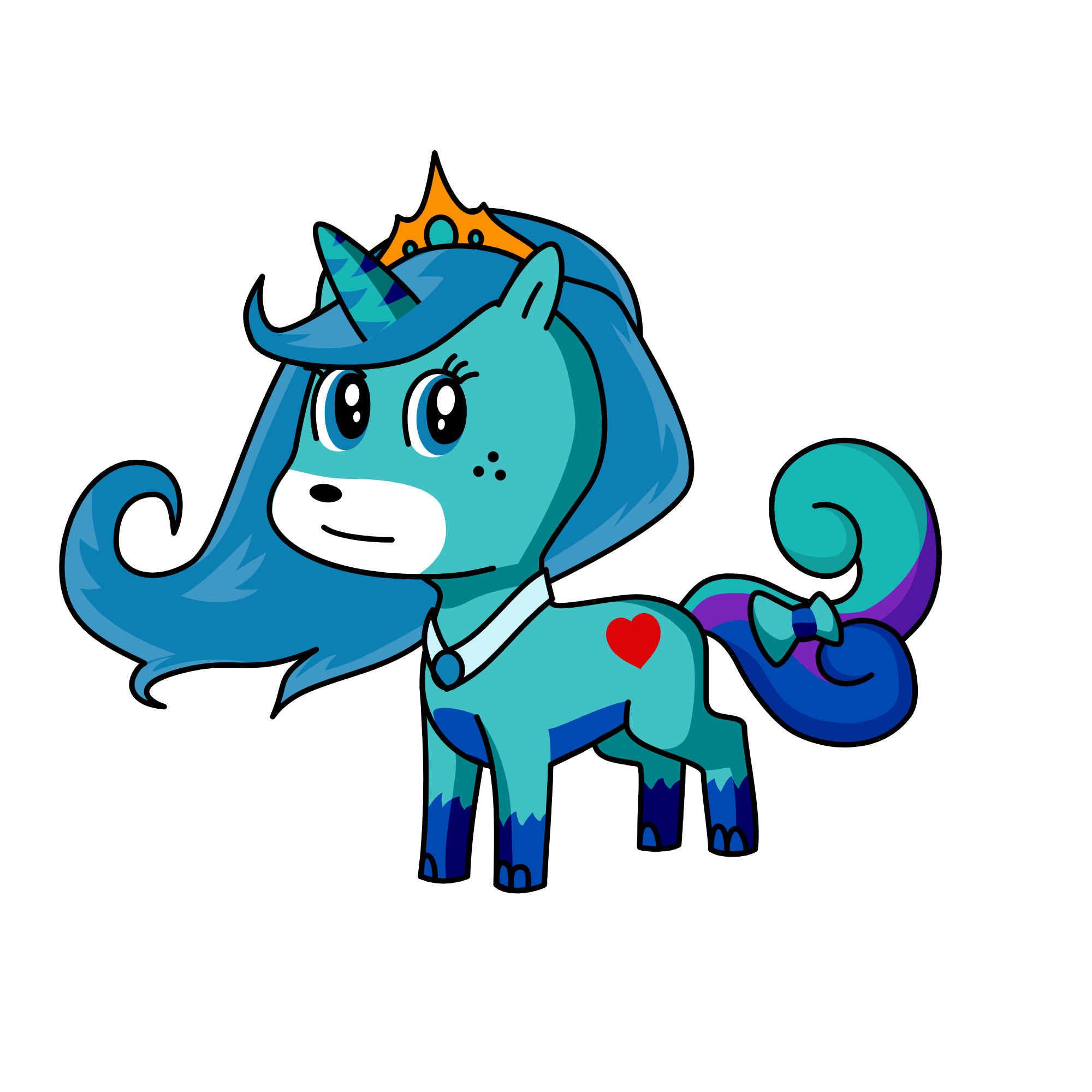 Midnight, the unicorn