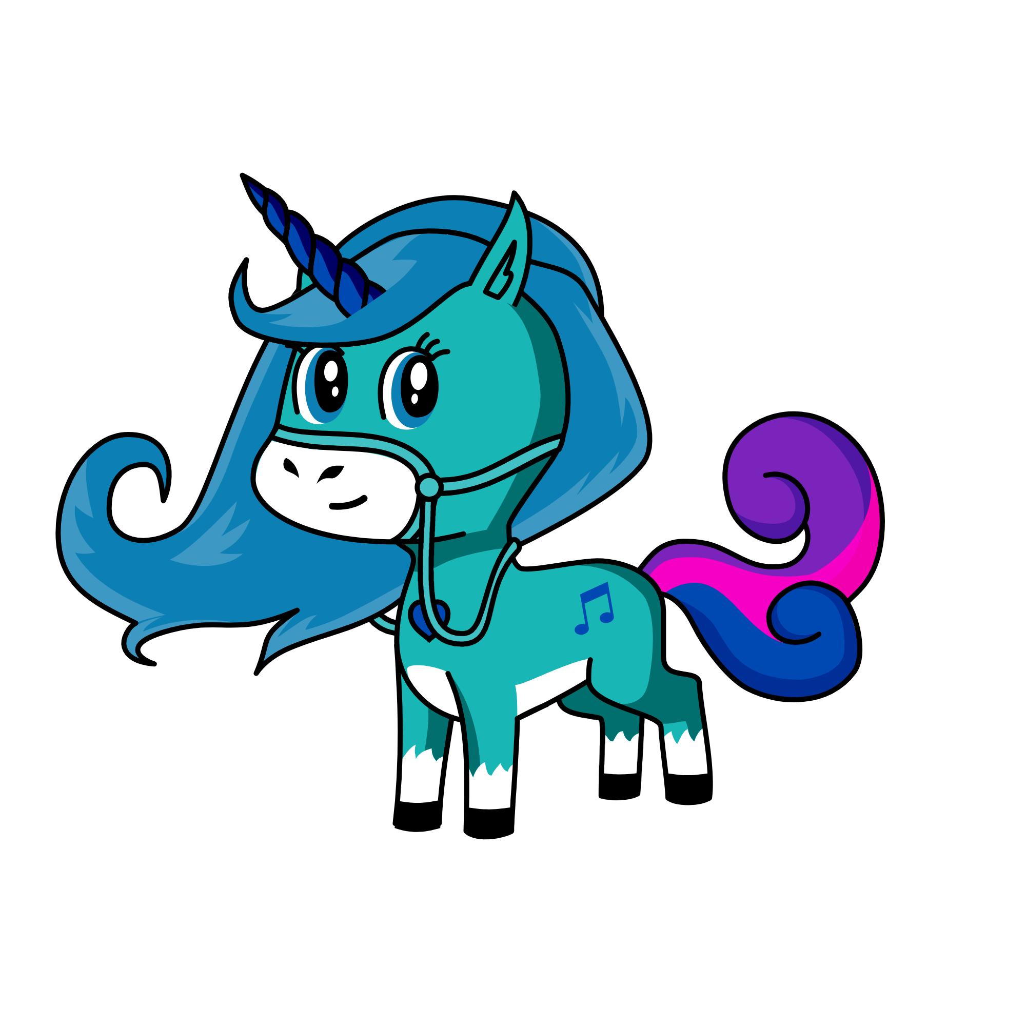 Snow, the unicorn