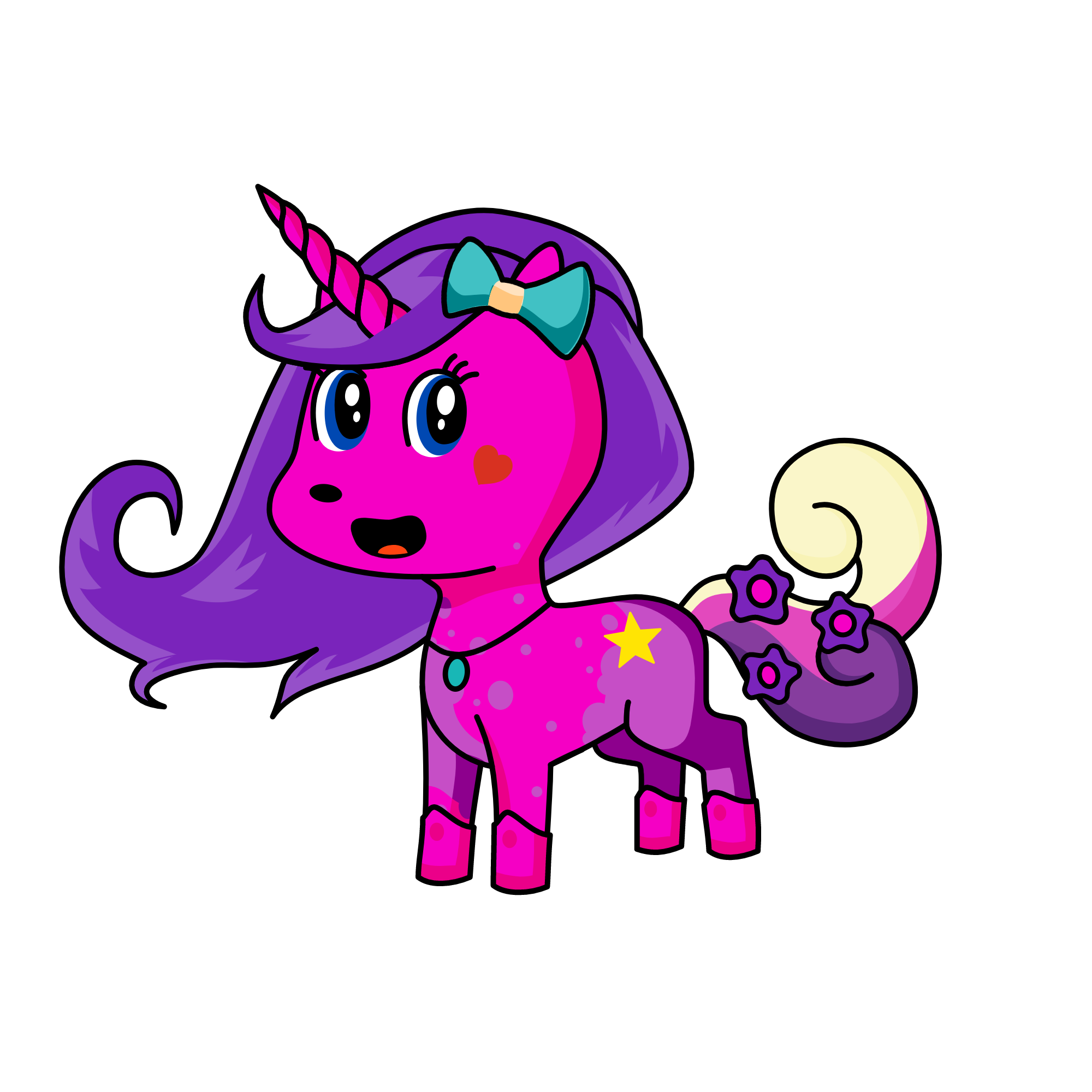 Stardust, the unicorn