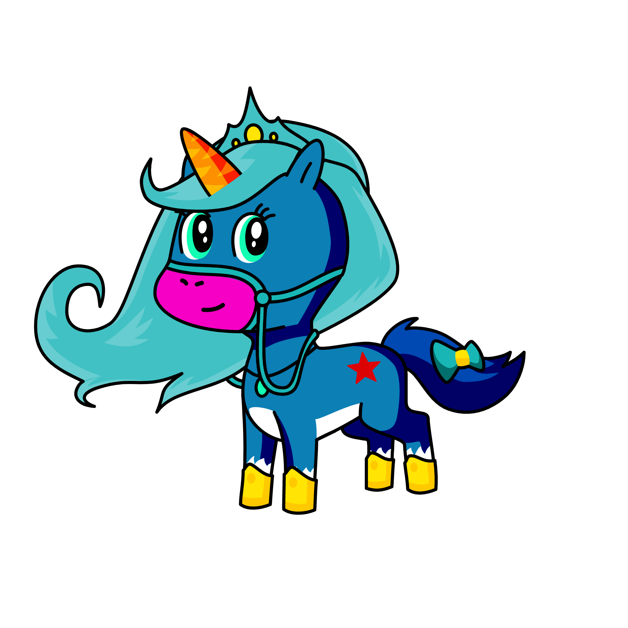 Shine, the unicorn