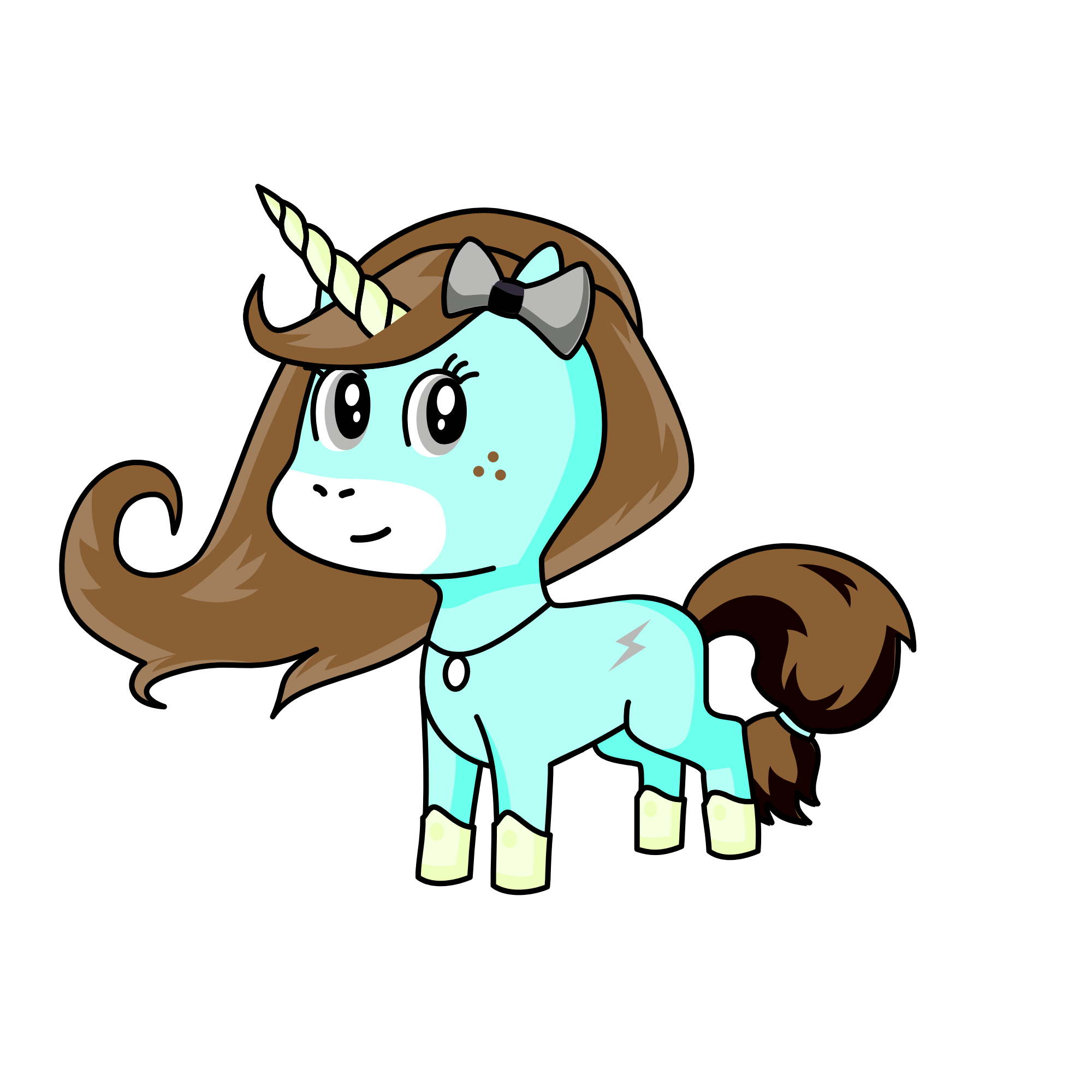 And I oop, the unicorn