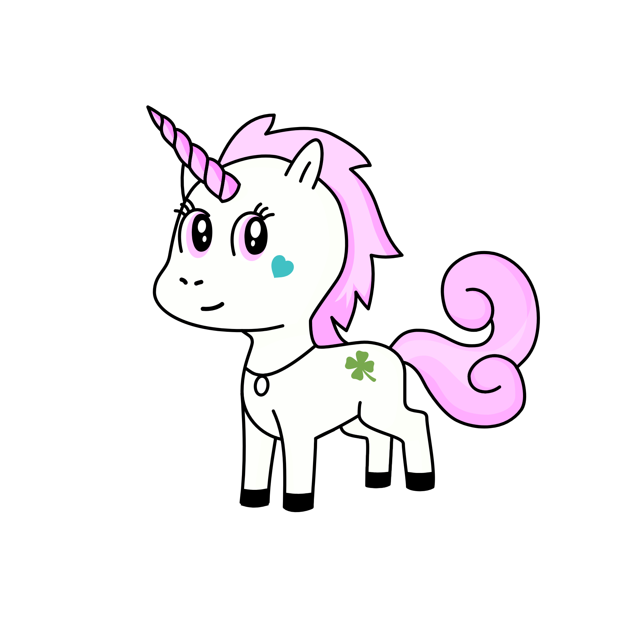 클로버, the unicorn