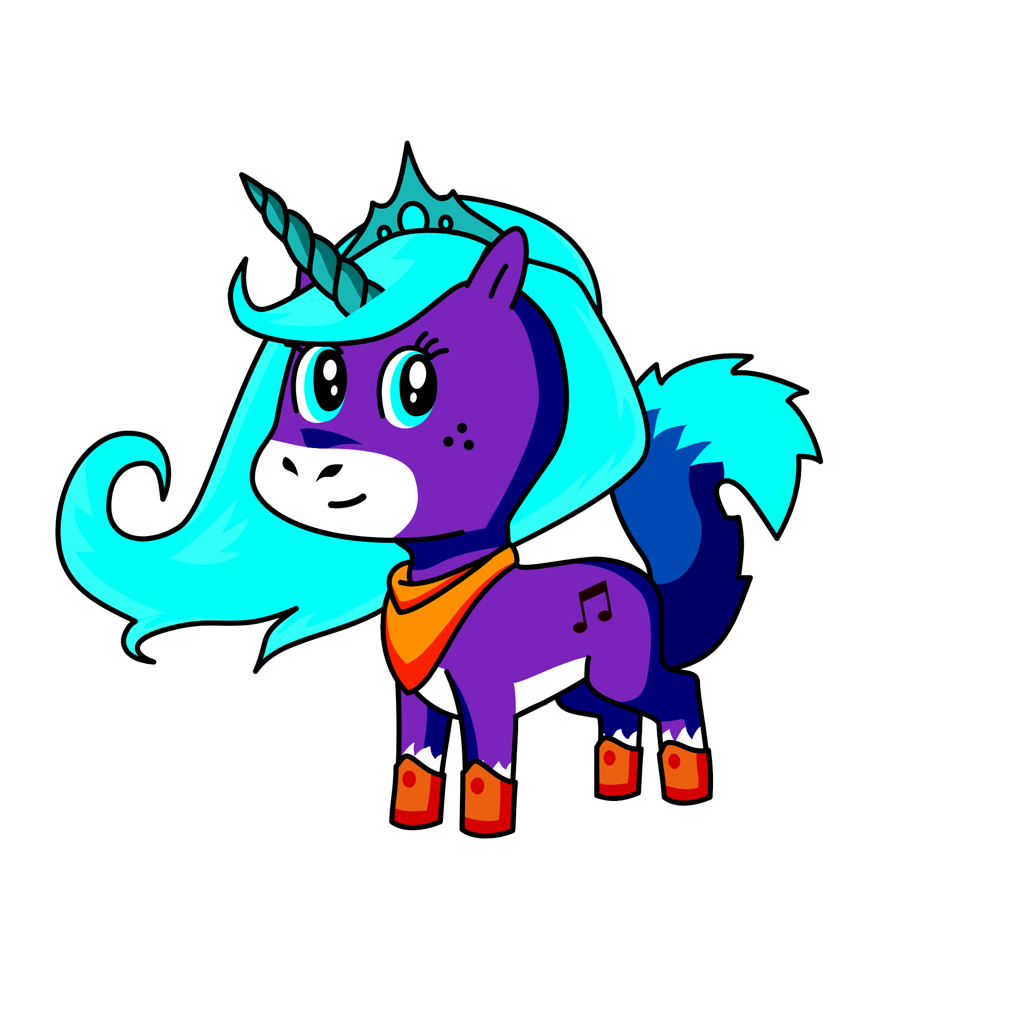 shine, the unicorn