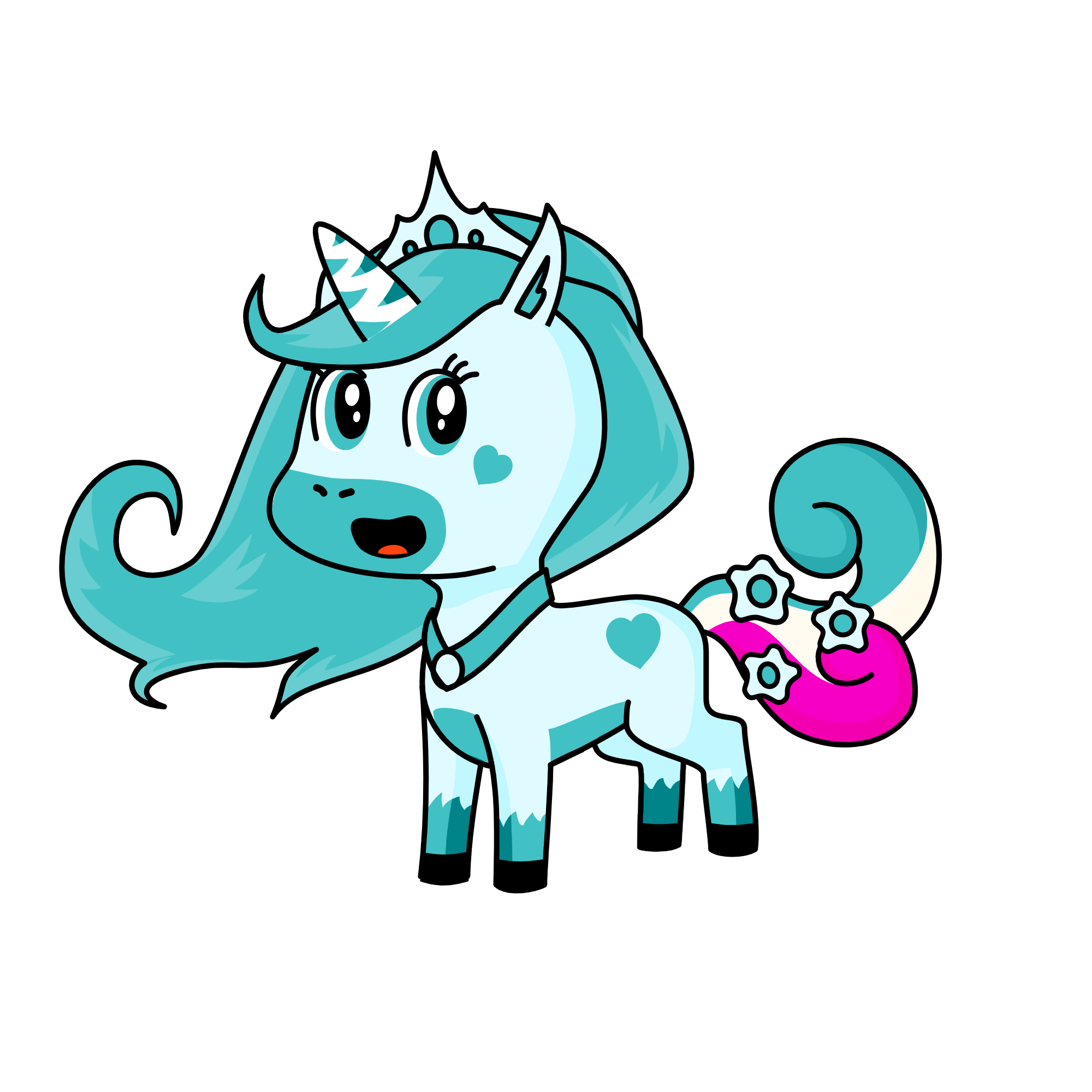 cutey, the unicorn