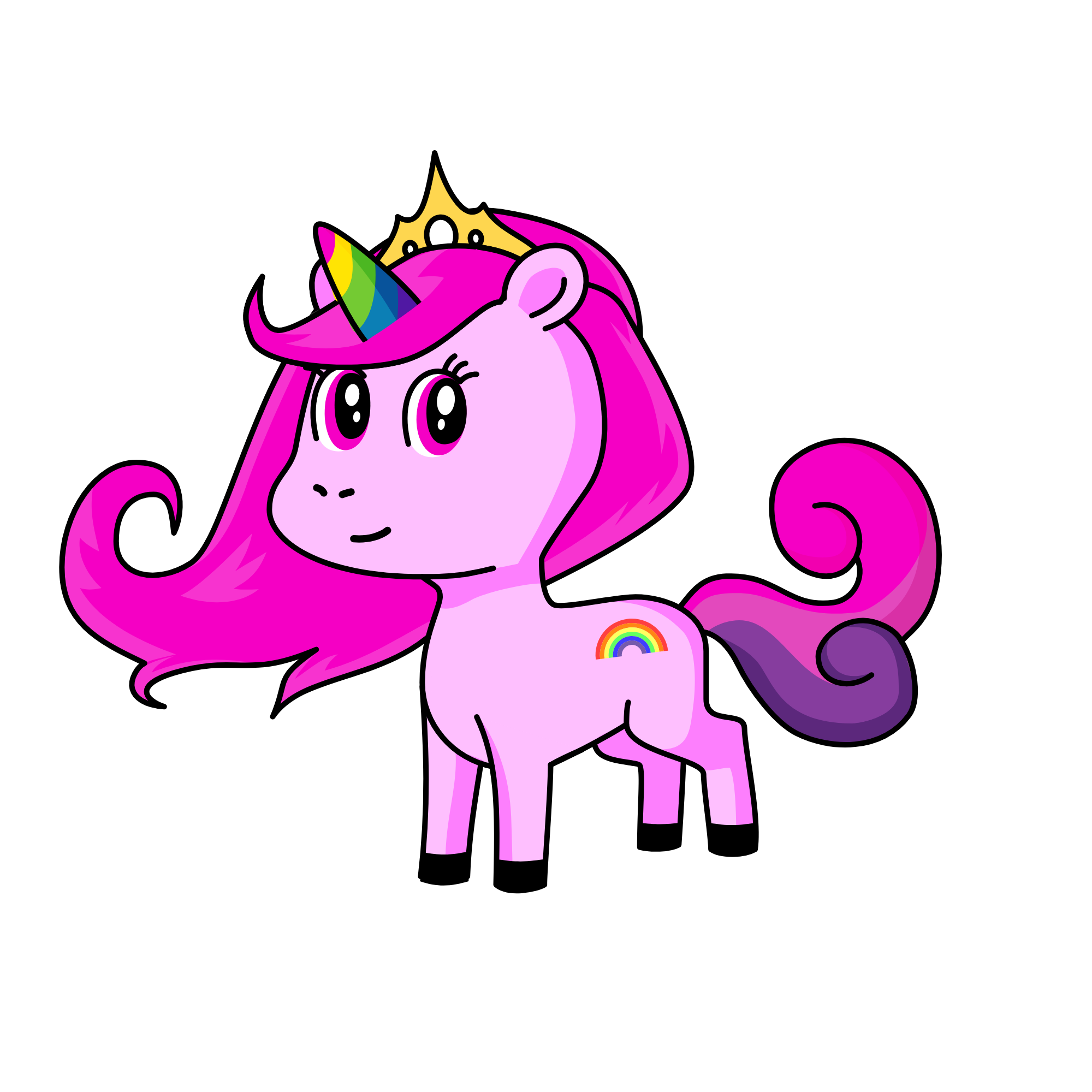 RAINBOW, the unicorn