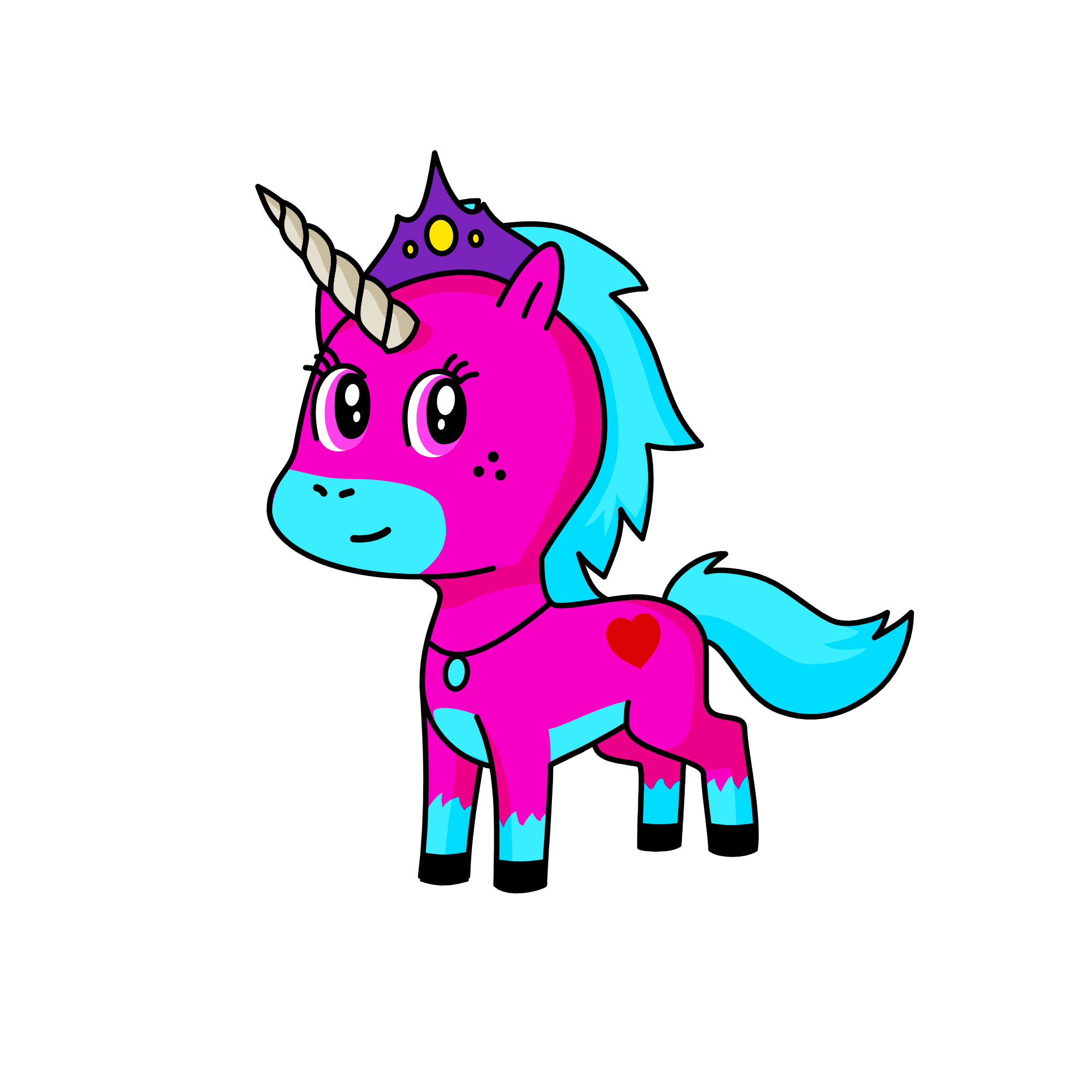 cat❤❤❤❤, the unicorn