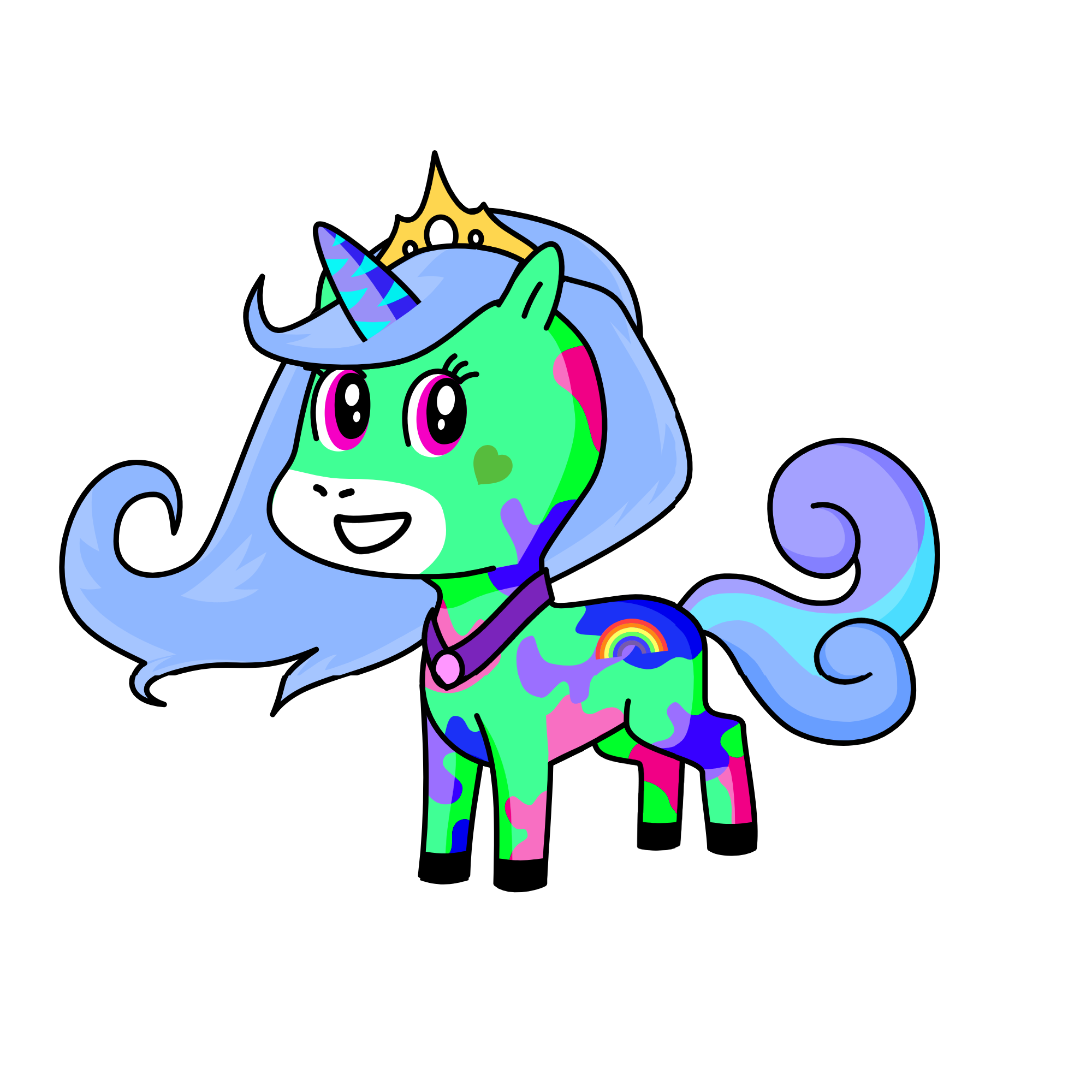 Queen Of Art, the unicorn