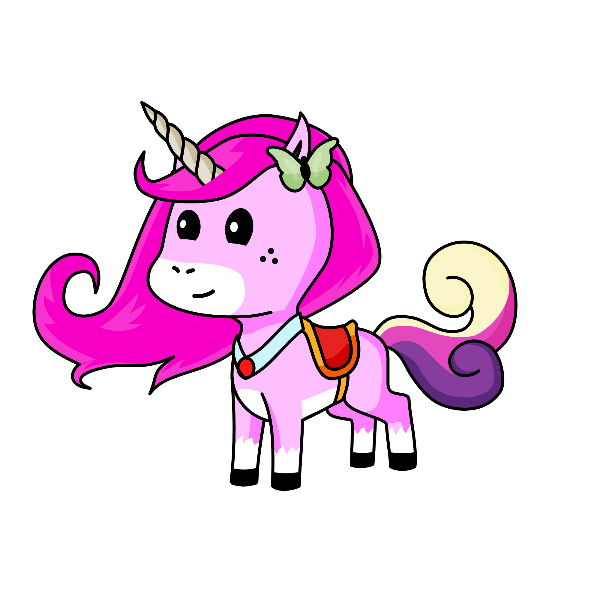 pinky, the unicorn