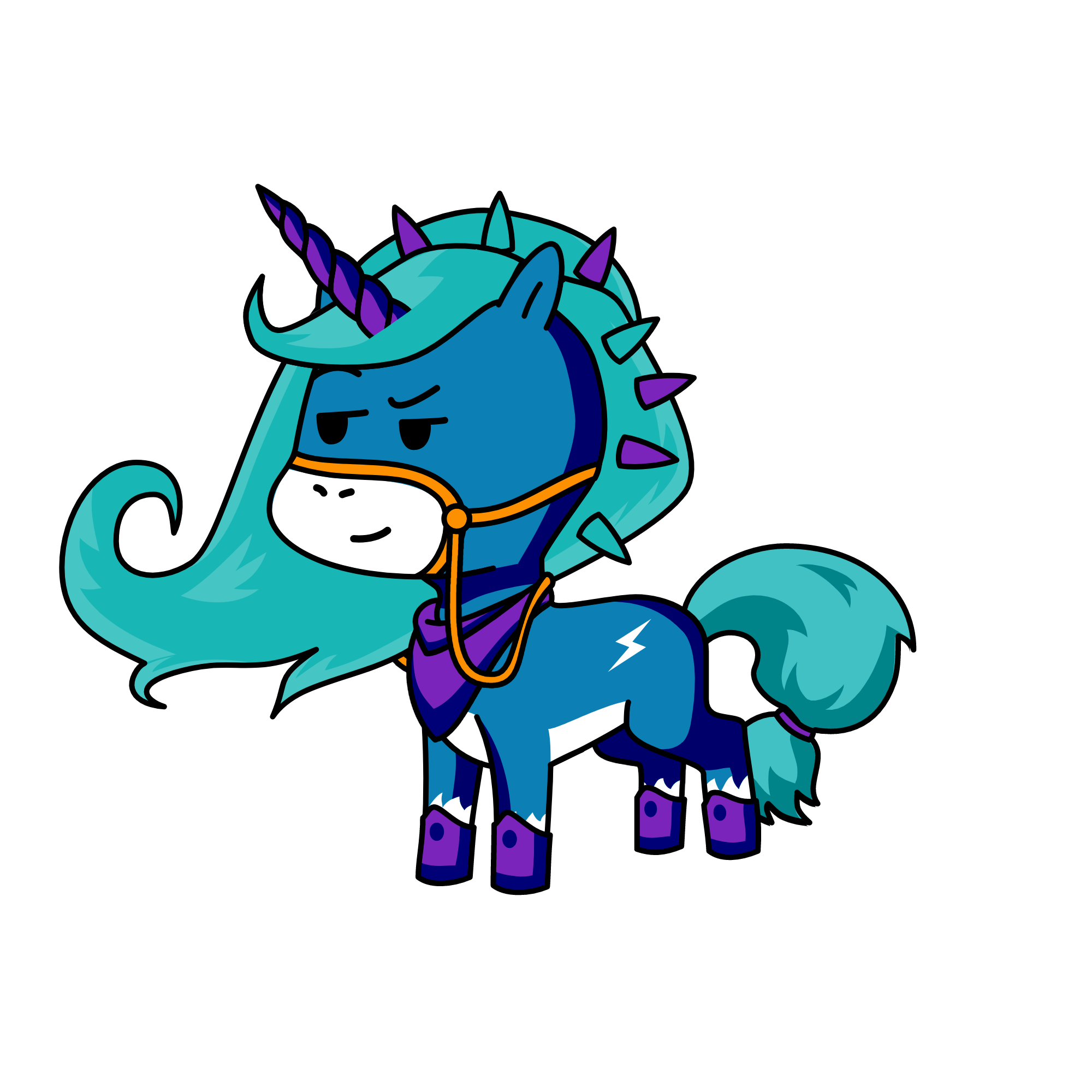 cool unicorn, the unicorn