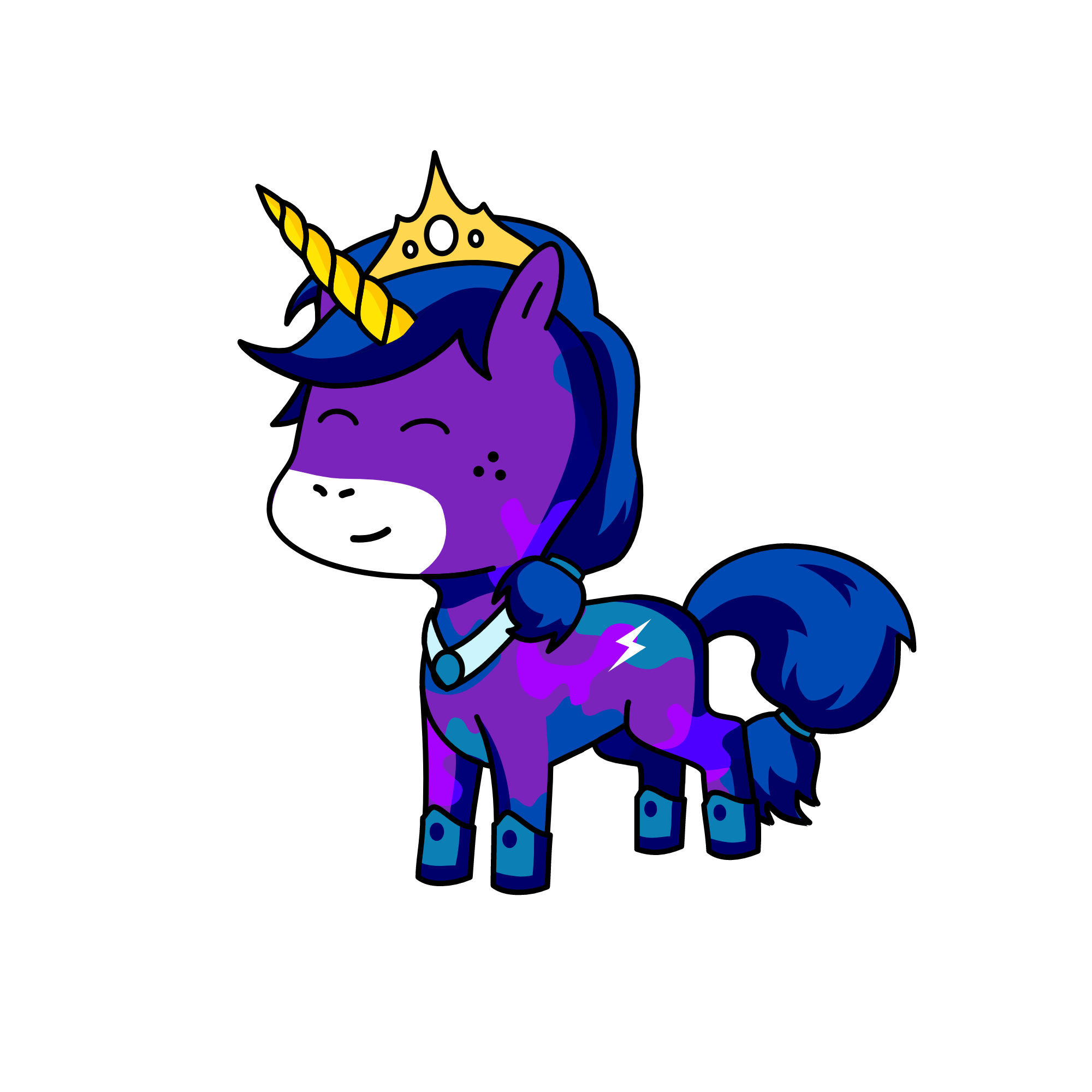 Royal, the unicorn