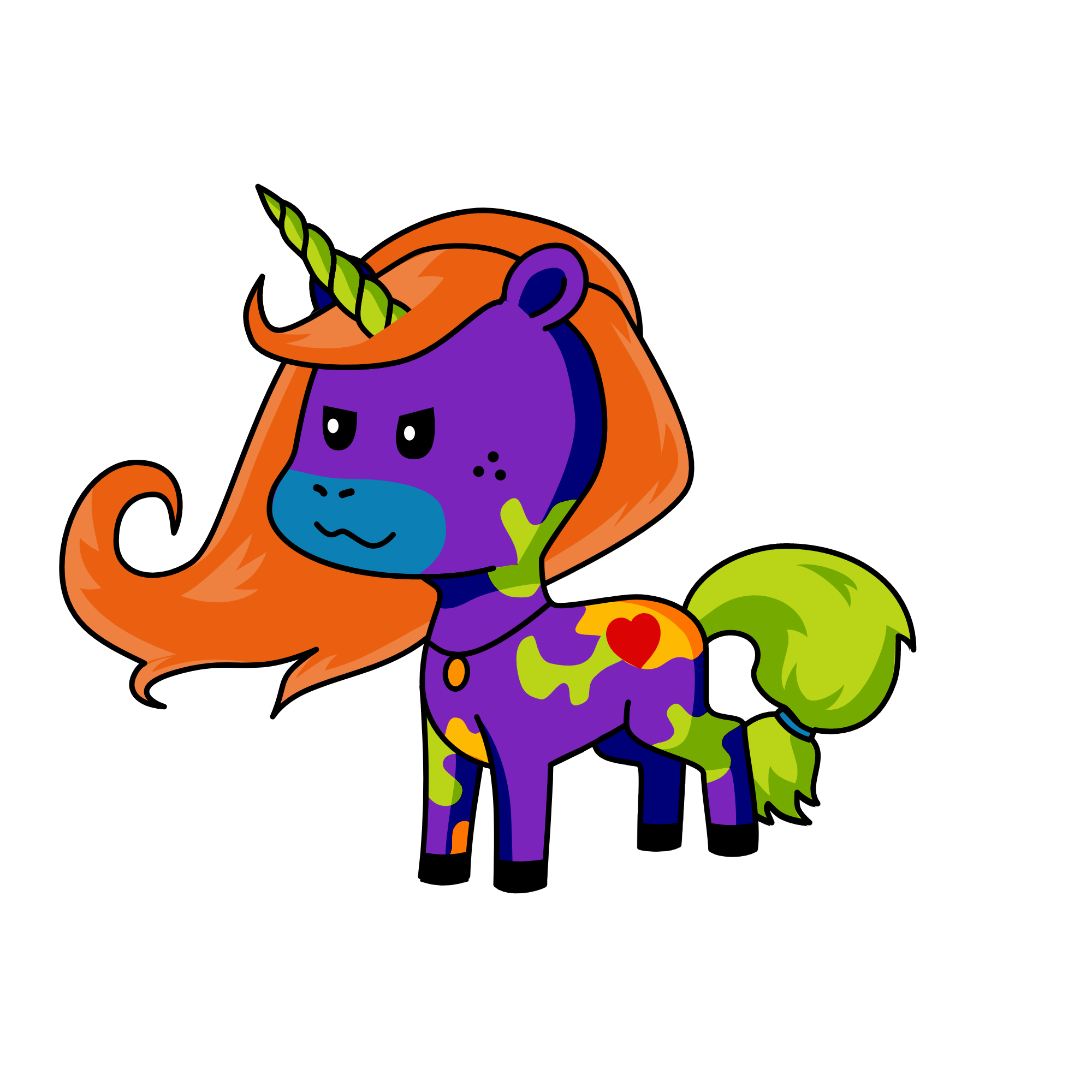bubblegum, the unicorn