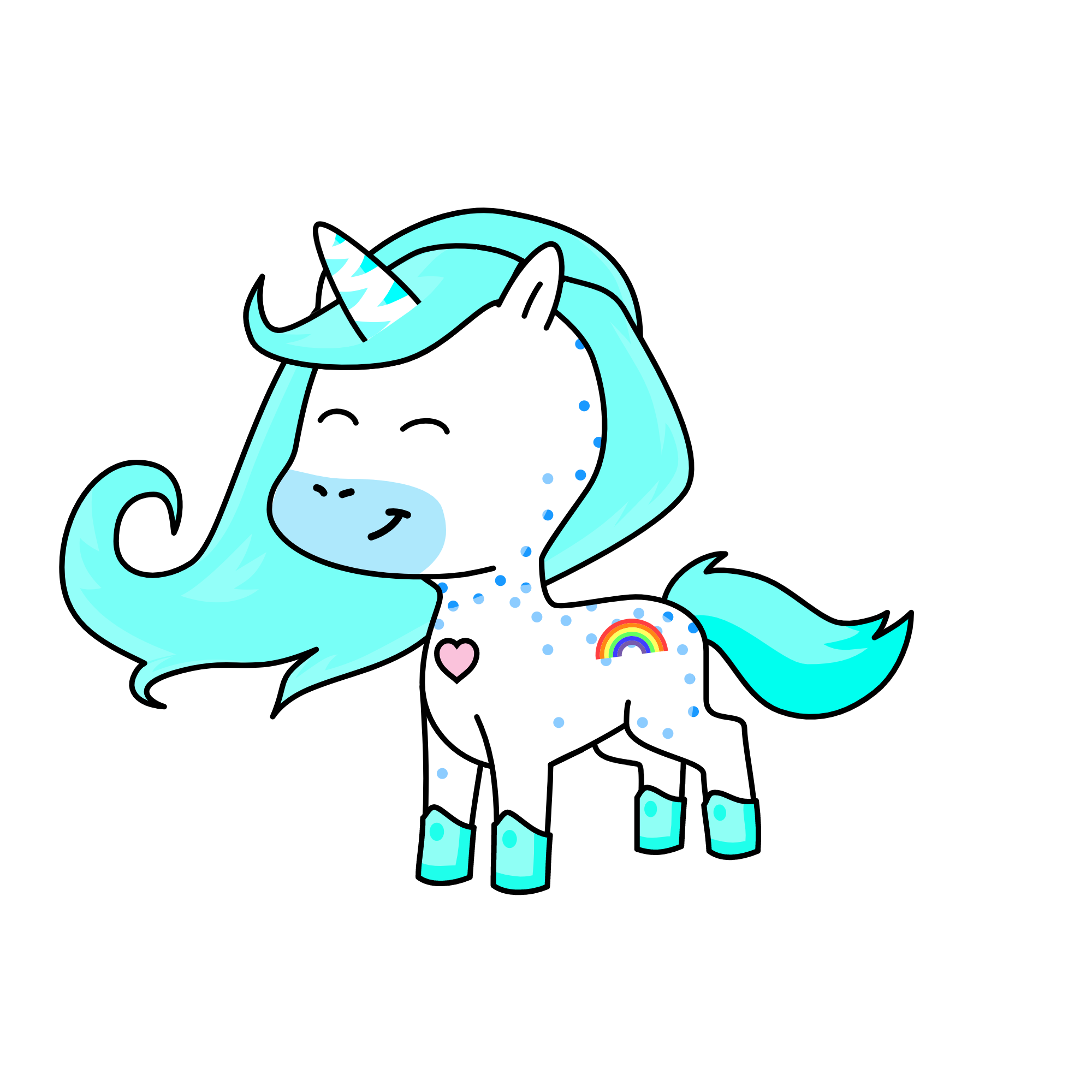 Cloudy , the unicorn