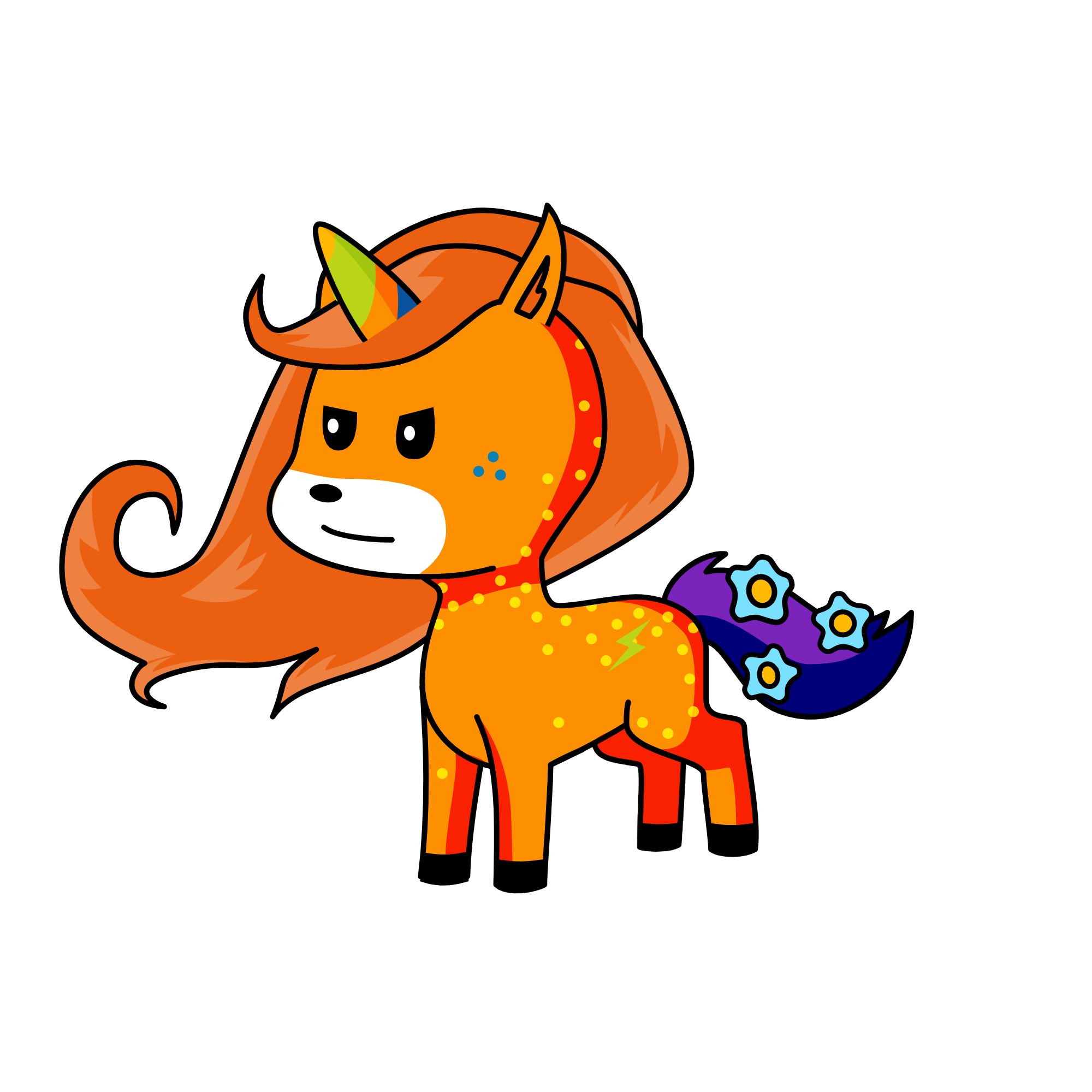 hi, the unicorn