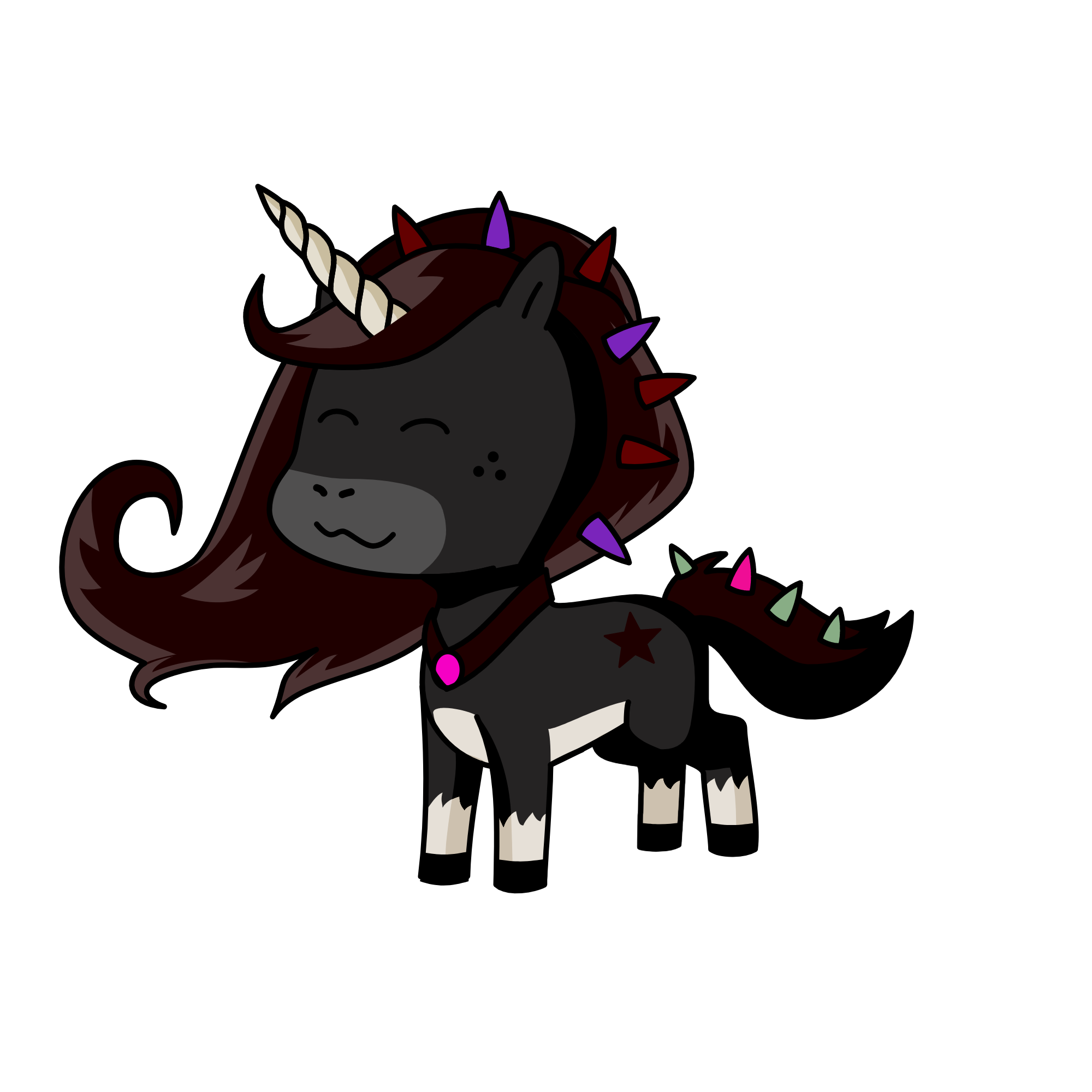 Midnight, the unicorn