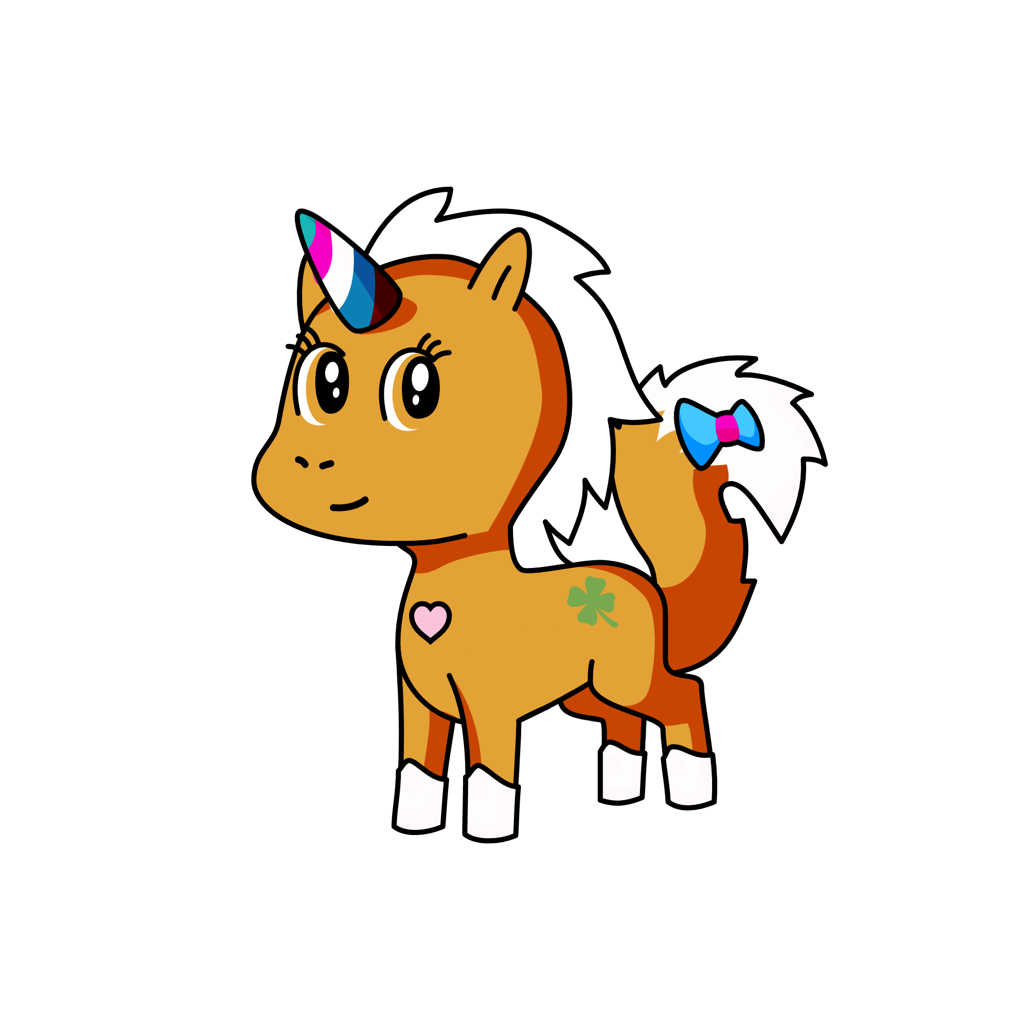fuzz, the unicorn