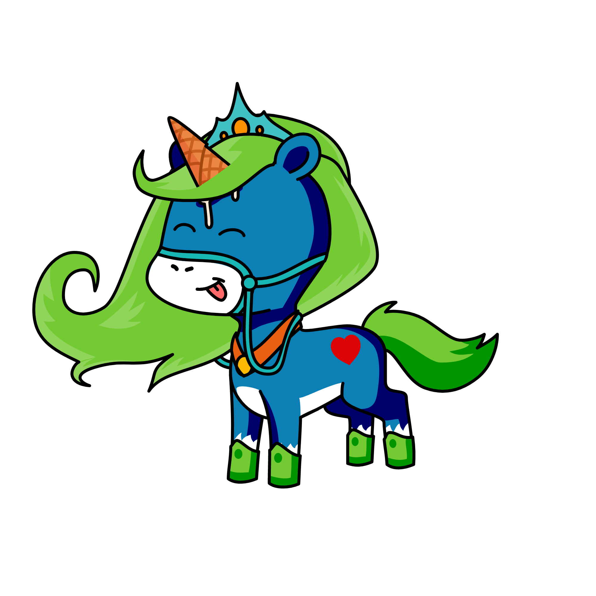 ice cream, the unicorn