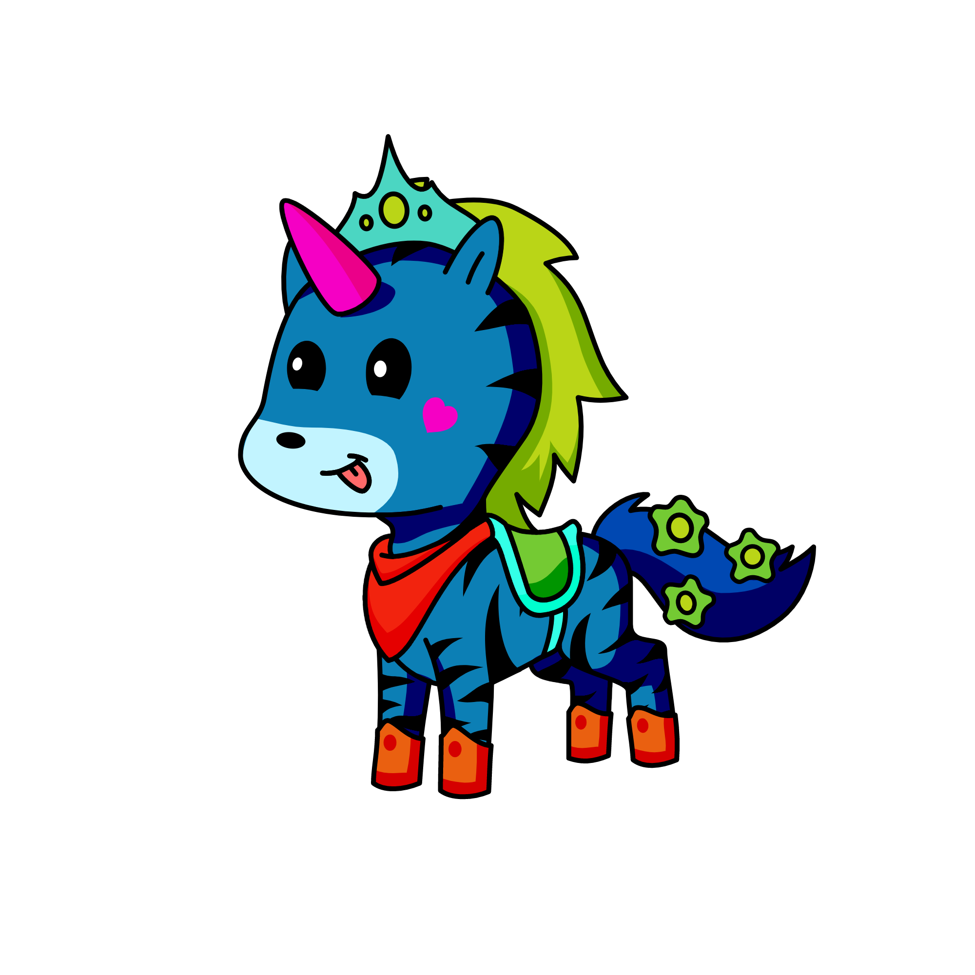 5, the unicorn
