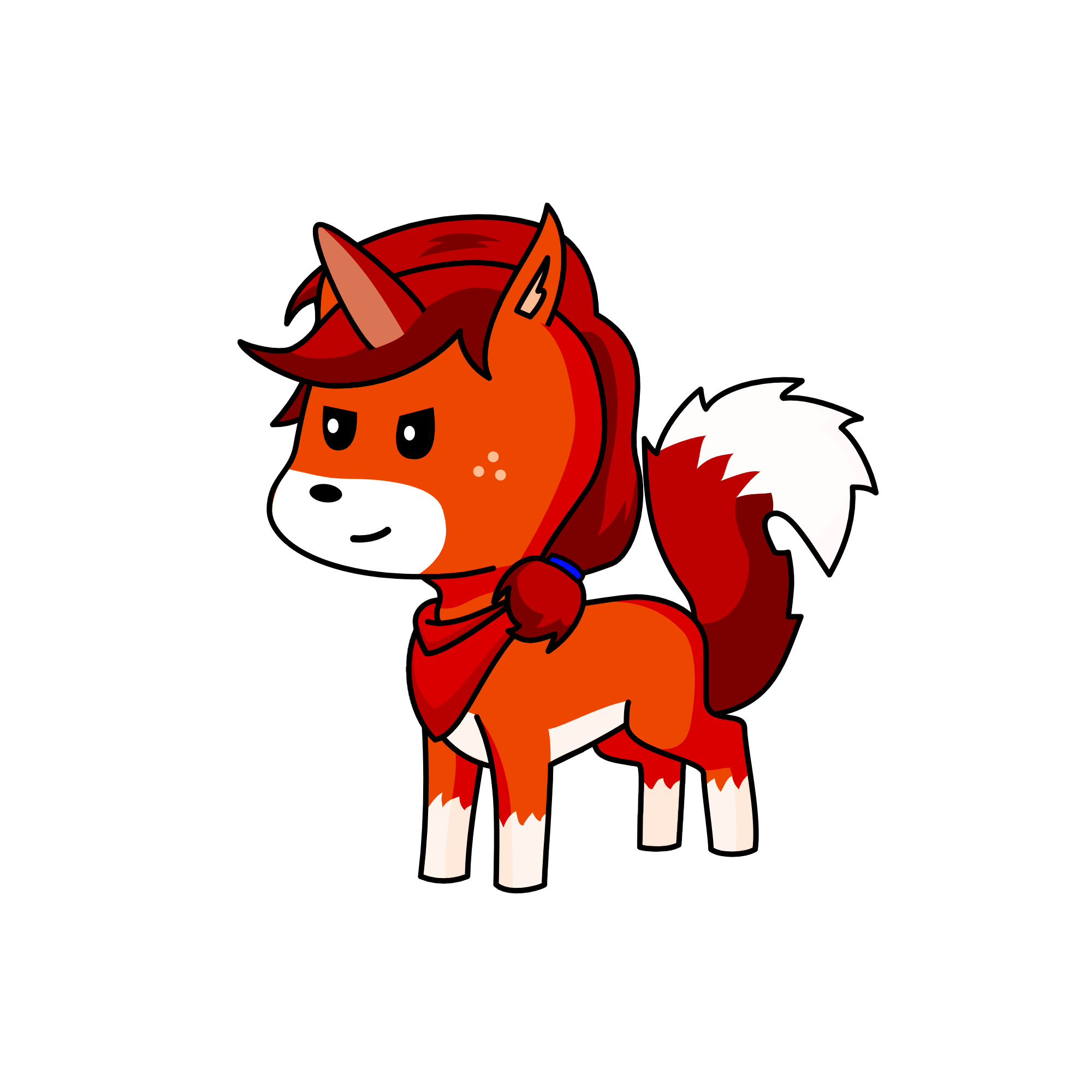 Ginger, the unicorn