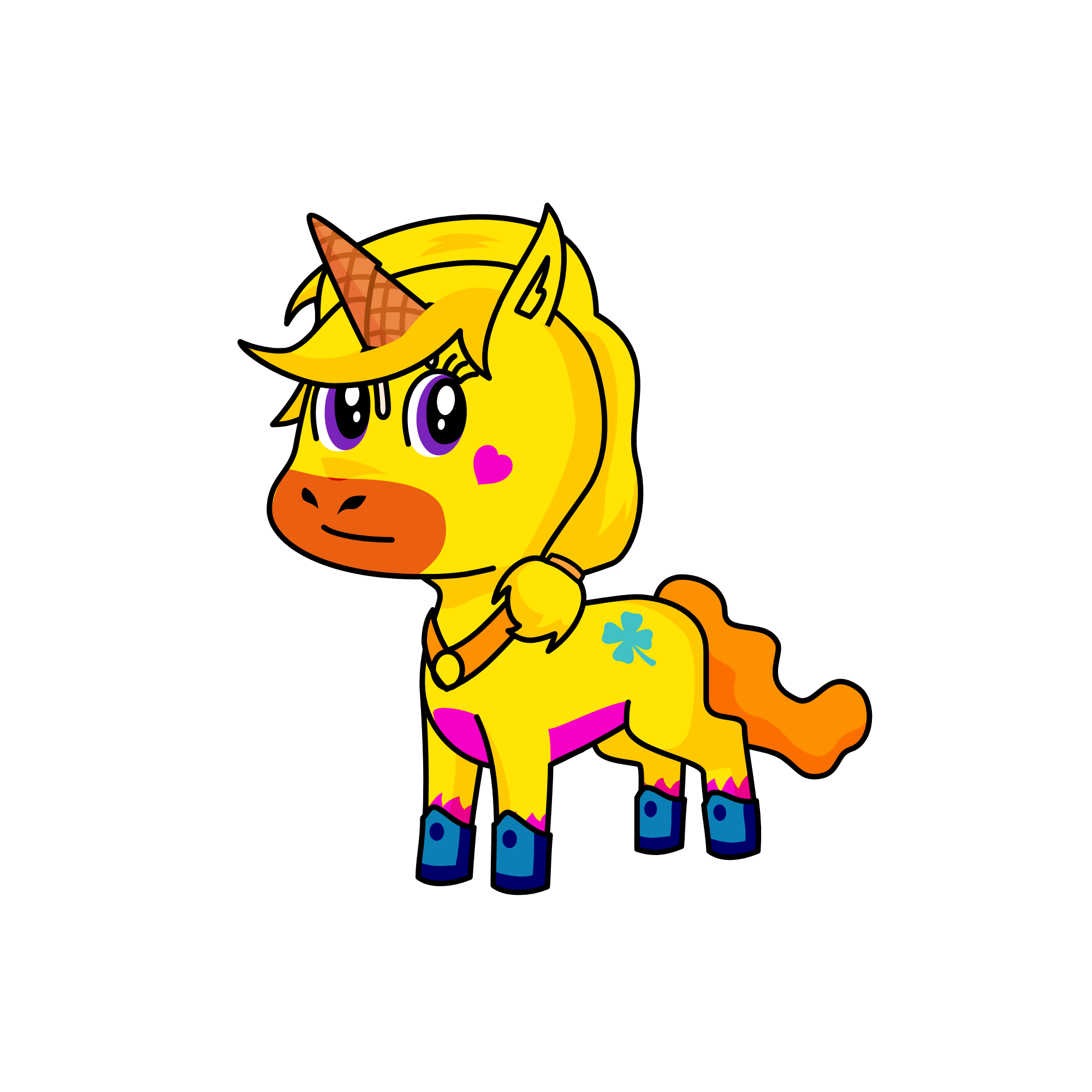 clover, the unicorn